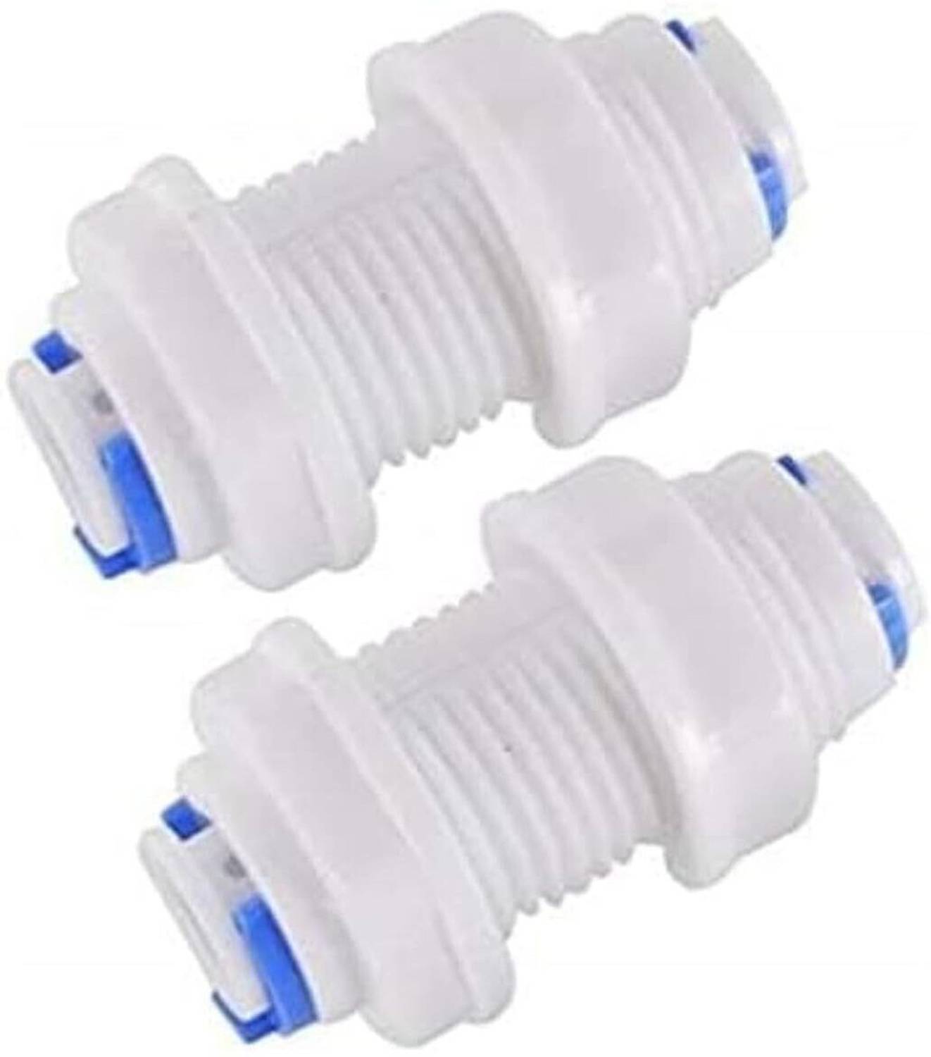 Aameria RO BULK HEAD Cabinet Body Connector 1/4" (inch) (In-Out) Suitable all RO Models Solid Filter Cartridge