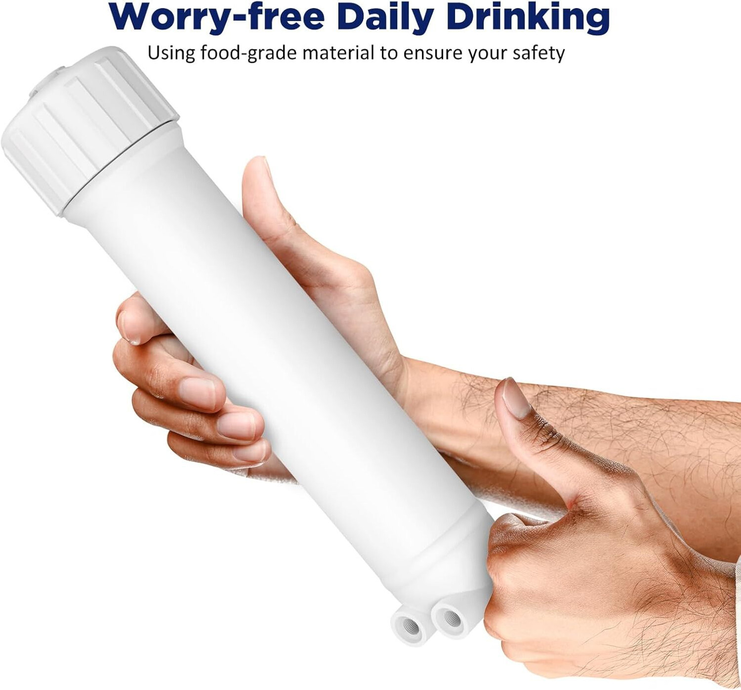 Image of SHAPURE RO Service Kit with 80 GPD Membrane & Filters Fits with All Water Purifier Solid Filter Cartridge