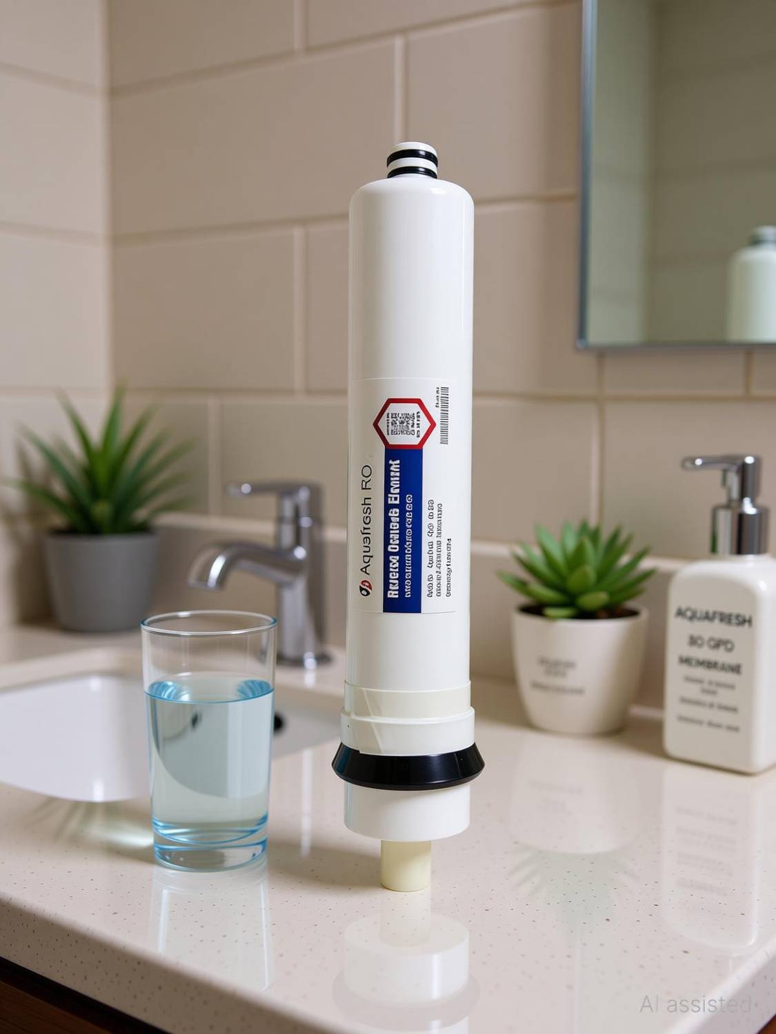Aquafresh by AQUAFRESH 80 GPD Ro Membrane 2000 High TDS Membrane for All Type of RO Water Purifiers Solid Filter Cartridge