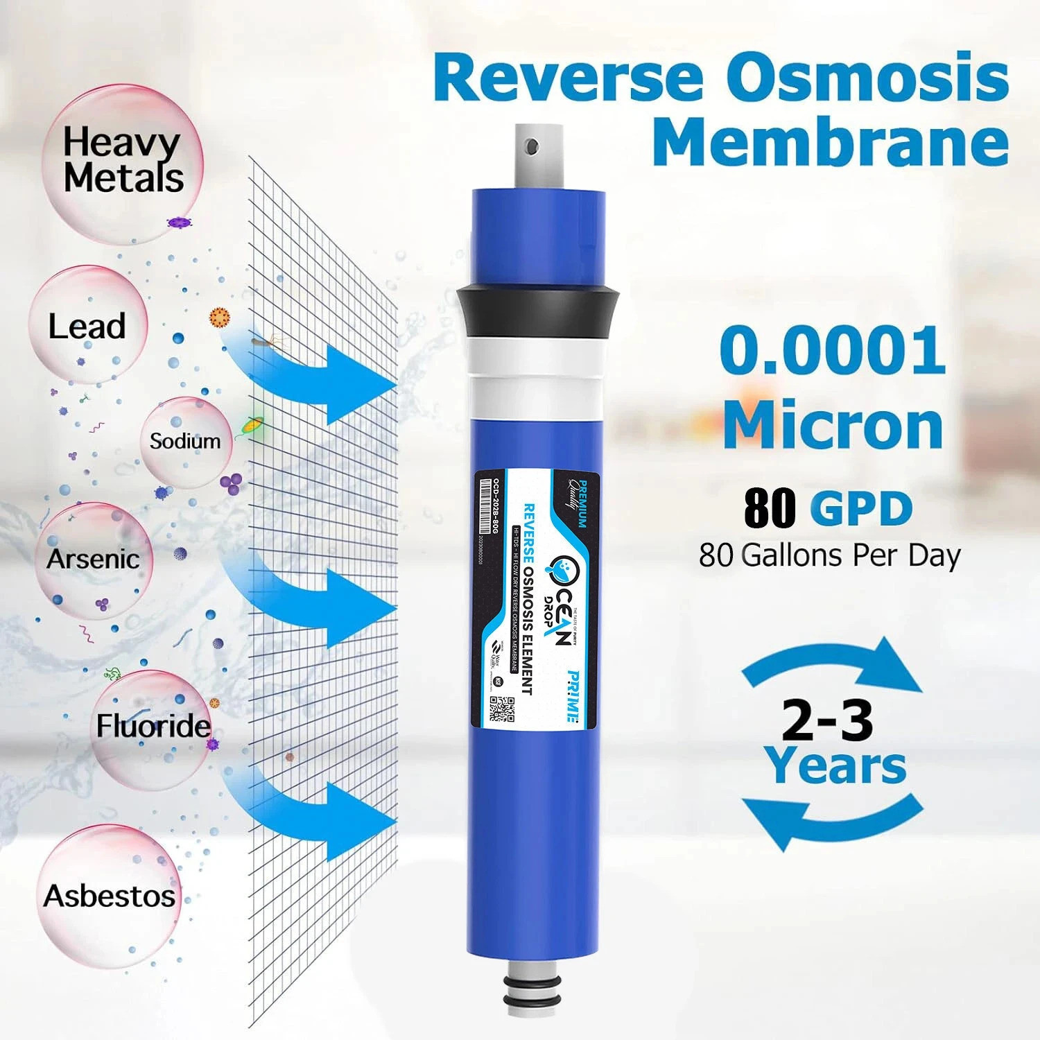 Image of OceansDrop by Ocean Drop Water Purifier Maintenance Service Kit for All Ro Water Purifier Ro Solid Filter Cartridge