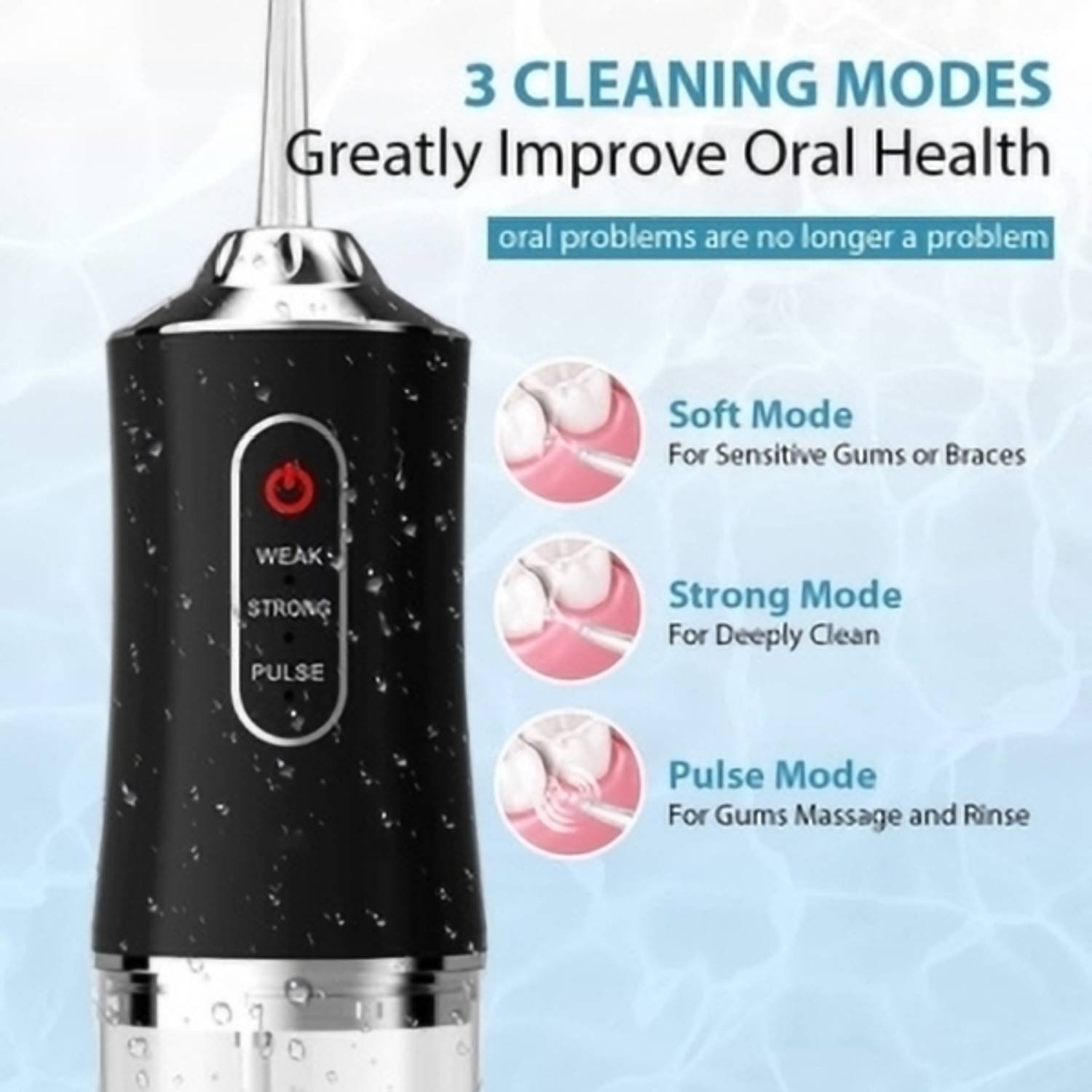 Queue Cordless Electric Water Flosser - Image 2