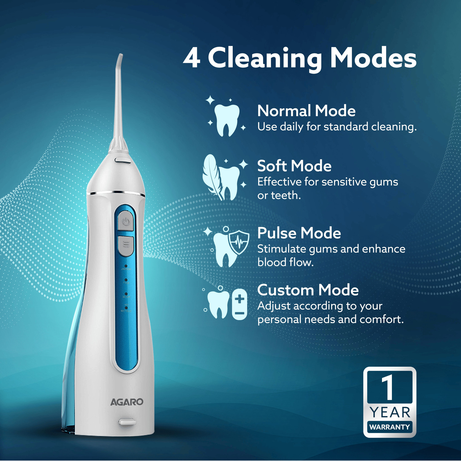 Image of AGARO 33656 Water Flosser