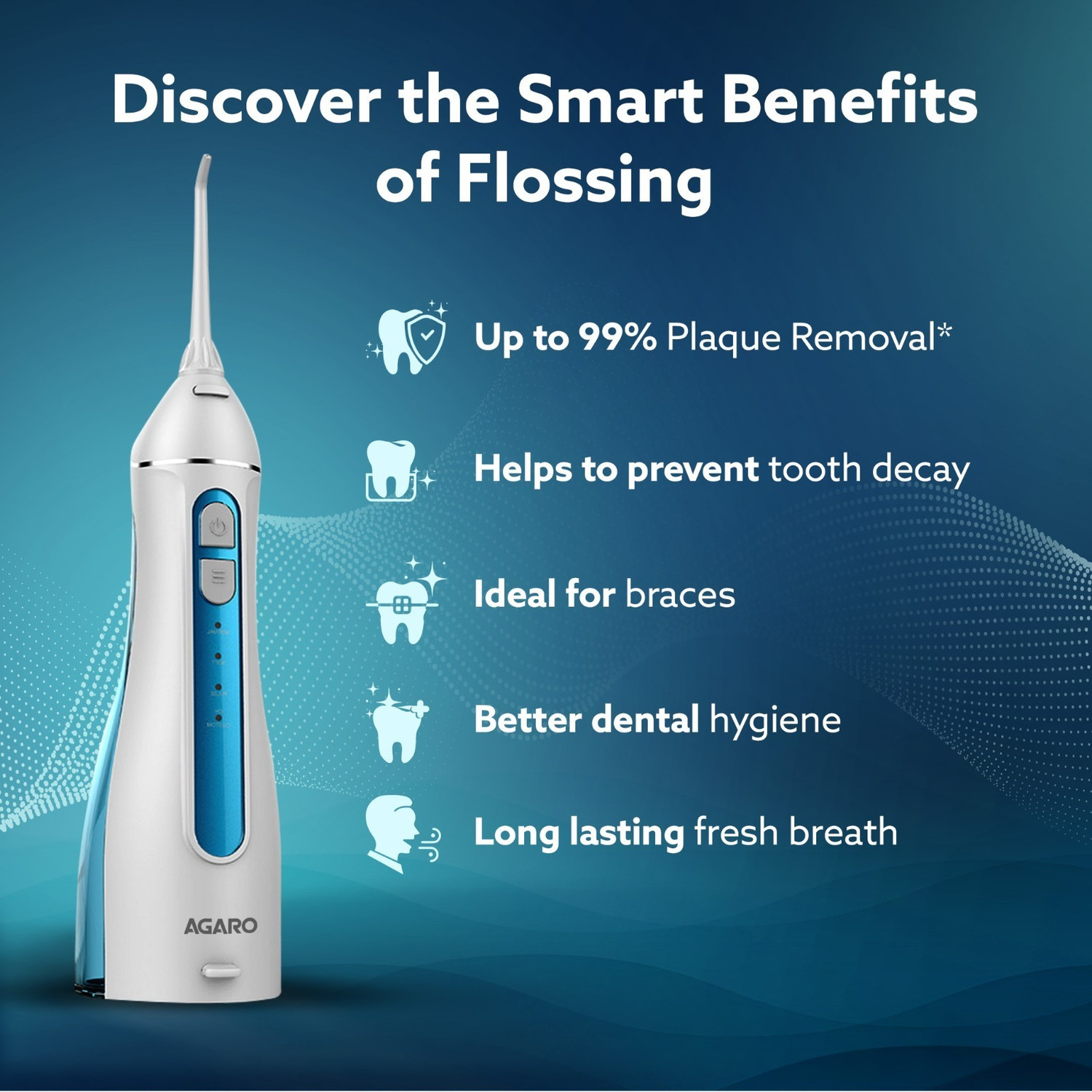 Image of AGARO 33656 Water Flosser