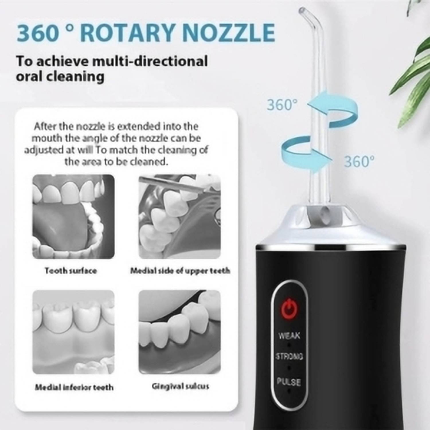 Queue Cordless Electric Water Flosser - Image 3