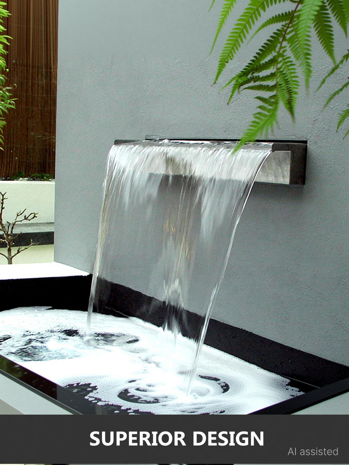 Image of STEELARTCRAFT 15 cm X 45 cm X 15 cm Water Fountain