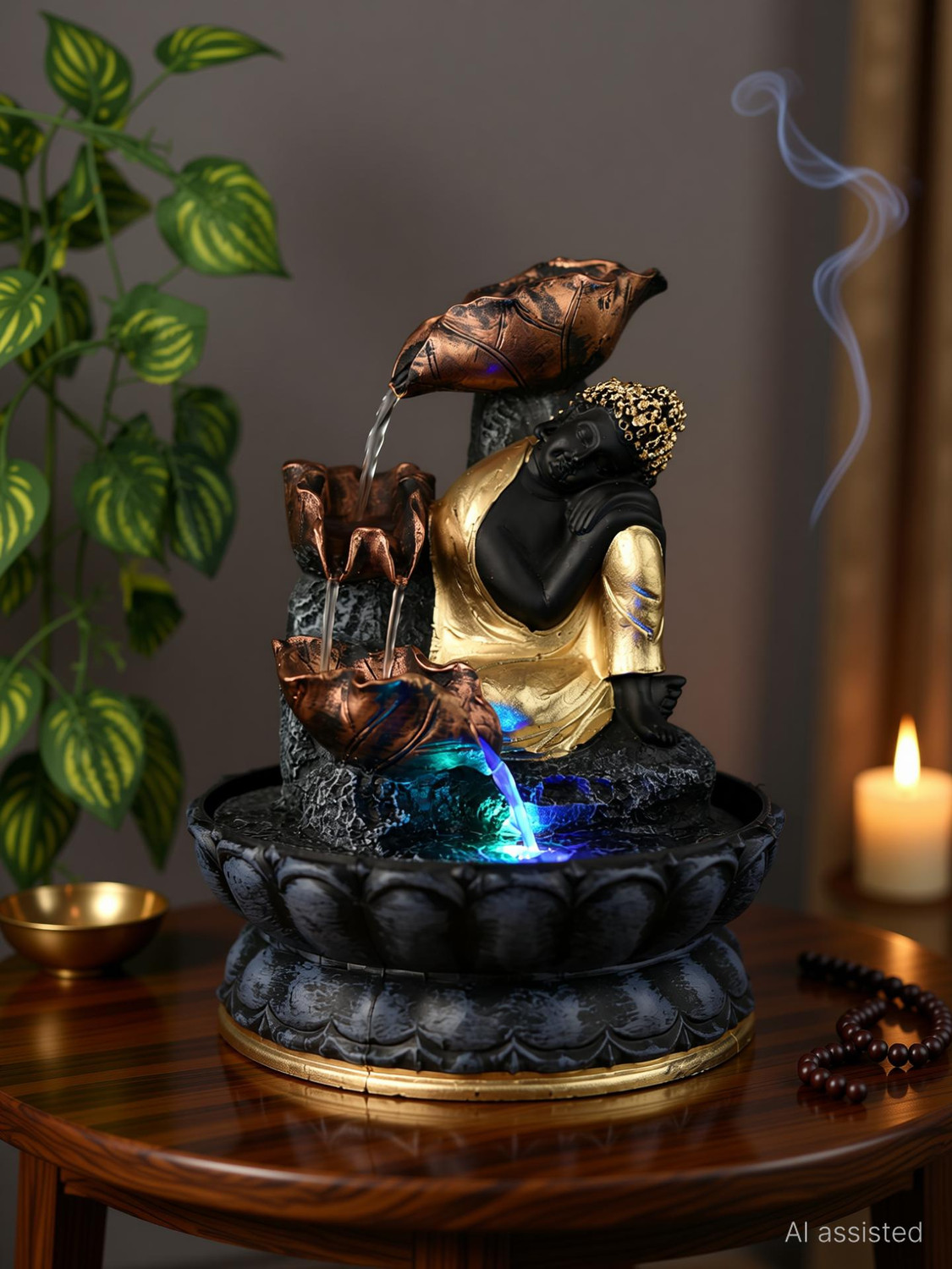Image of VIVARS CRAFT 25.4 cm X 17.78 cm X 17.78 cm Water Fountain