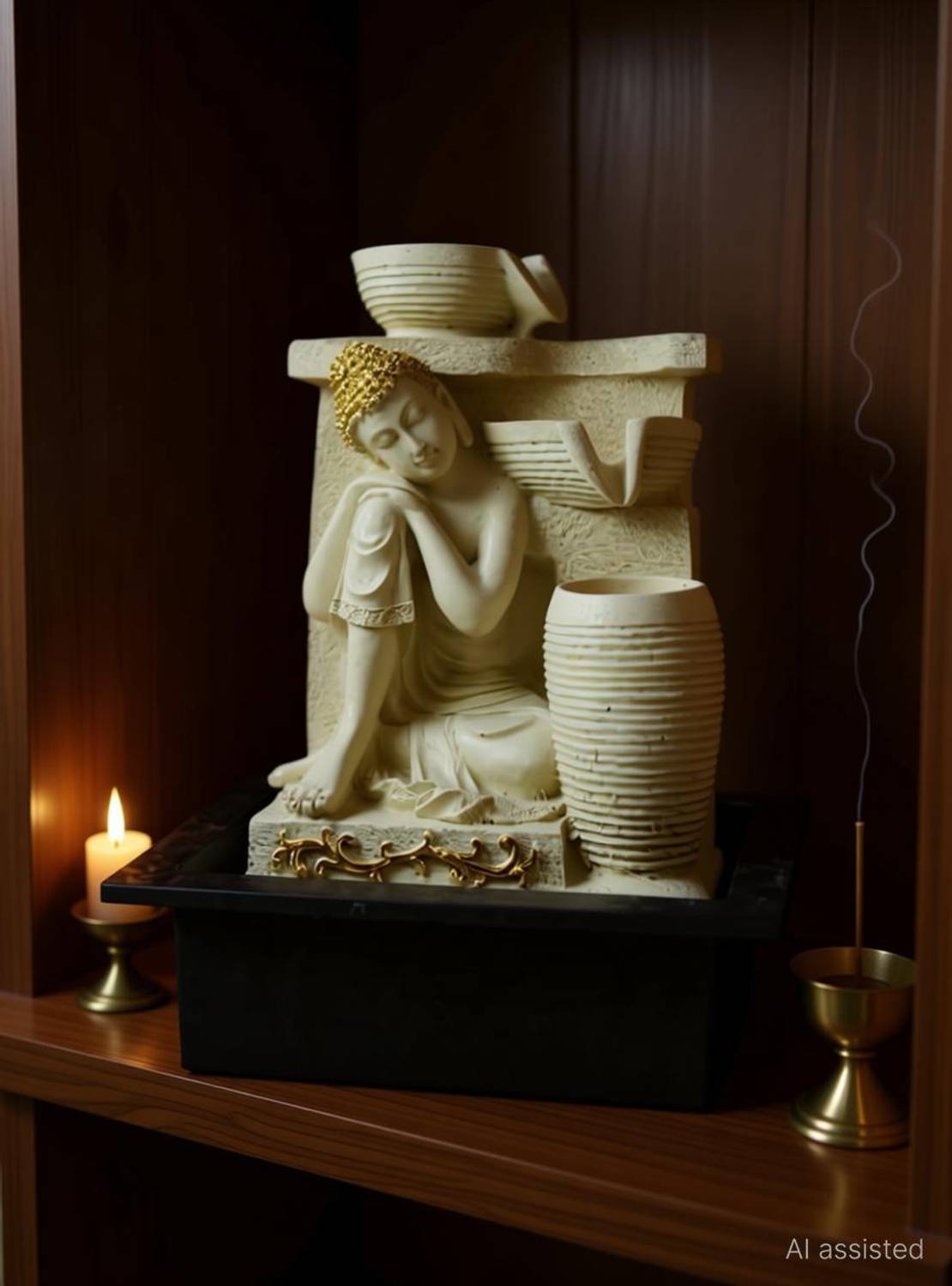 ANAVADYA 32 cm X 22 cm X 26 cm Water Fountain