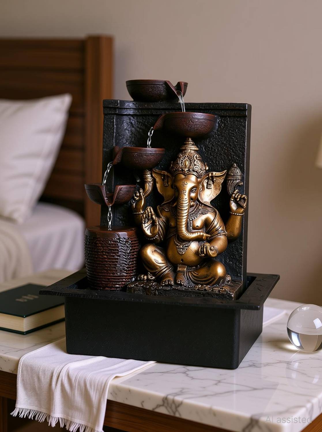 ANAVADYA 40 cm X 20 cm X 30 cm Water Fountain
