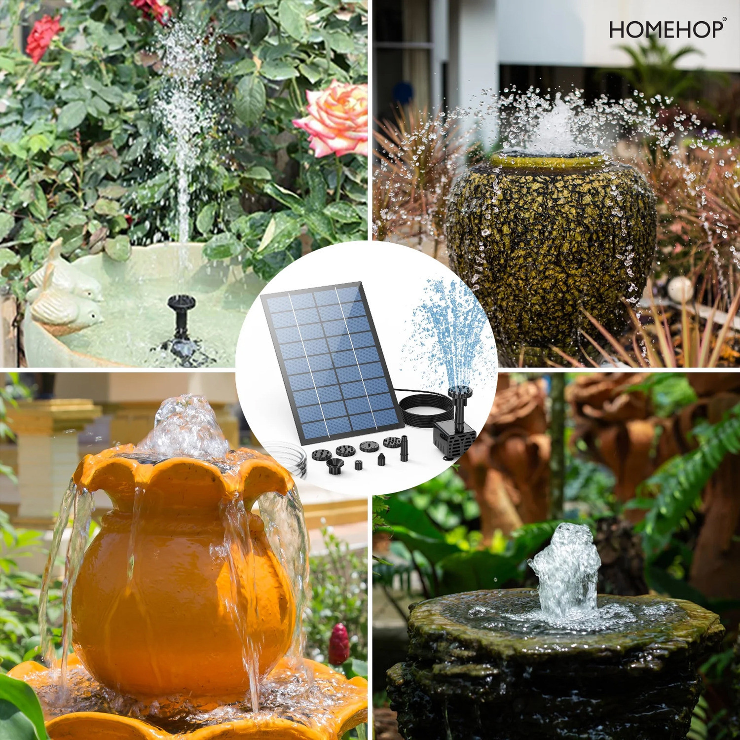 Image of Homehop 6 cm X 11 cm X 11 cm Water Fountain