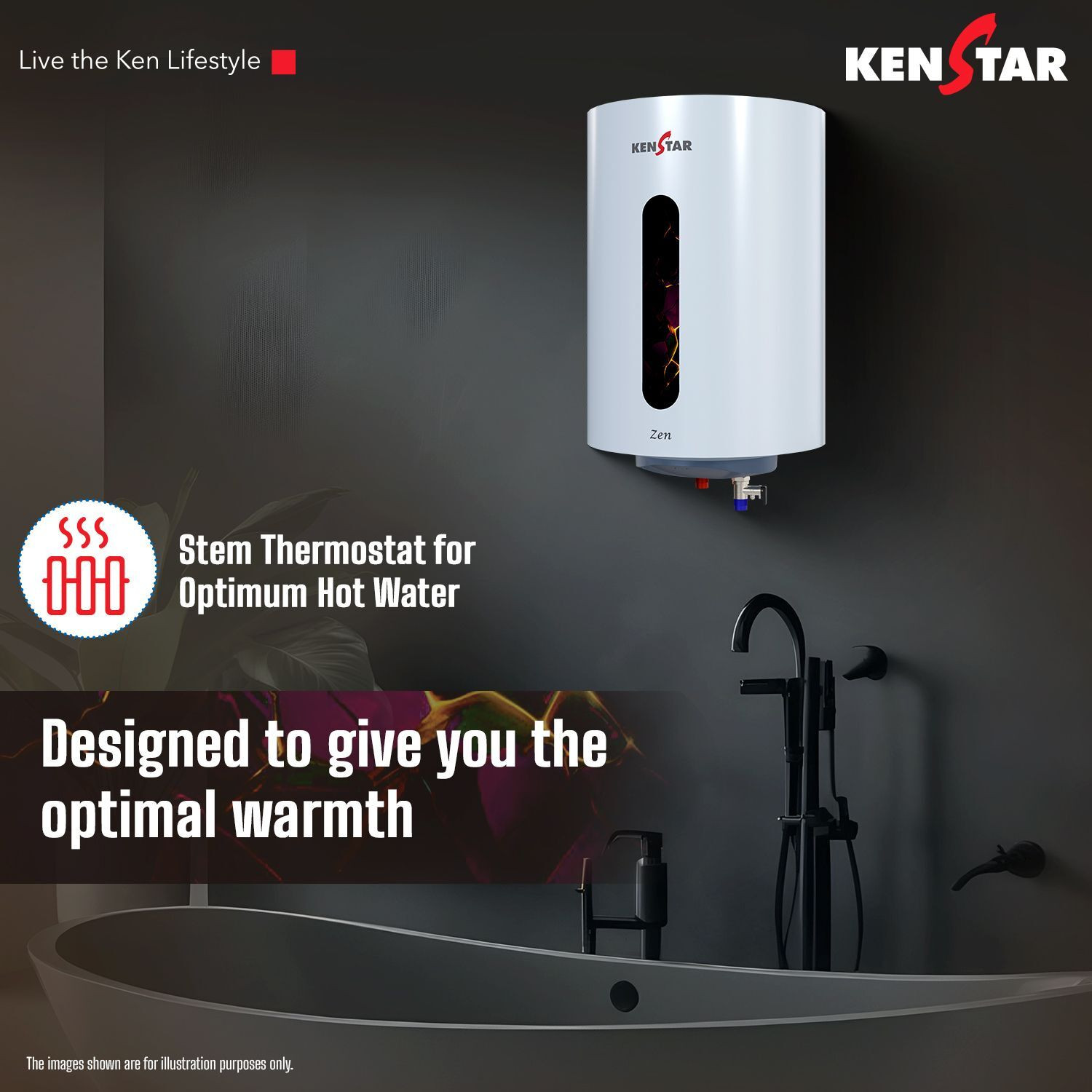 Image of Kenstar ZEN 25 L 25 L Storage Water Geyser