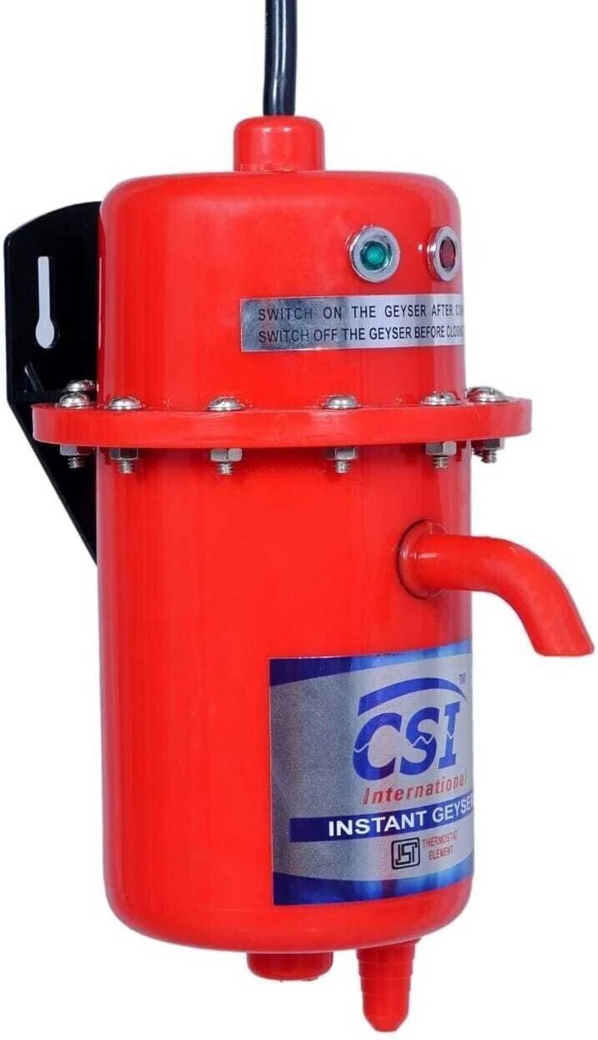 CSI INTERNATIONAL 1L INSTANT WATER PORTABLE HEATER GEYSER SHOCK PROOF BODY WITH INSTALLATION KIT 1 L Instant Water Geyser