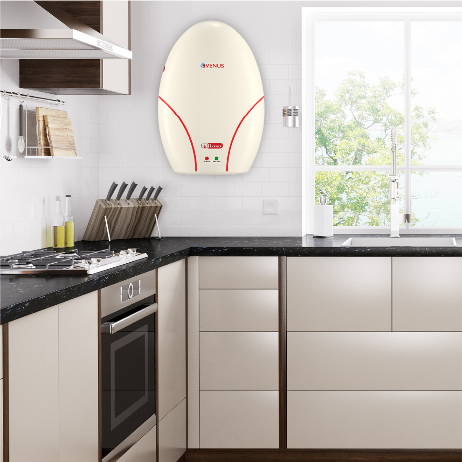 Image of Venus 3 L Instant Water Geyser (Lava 3L30, Ivory) (Ivory)