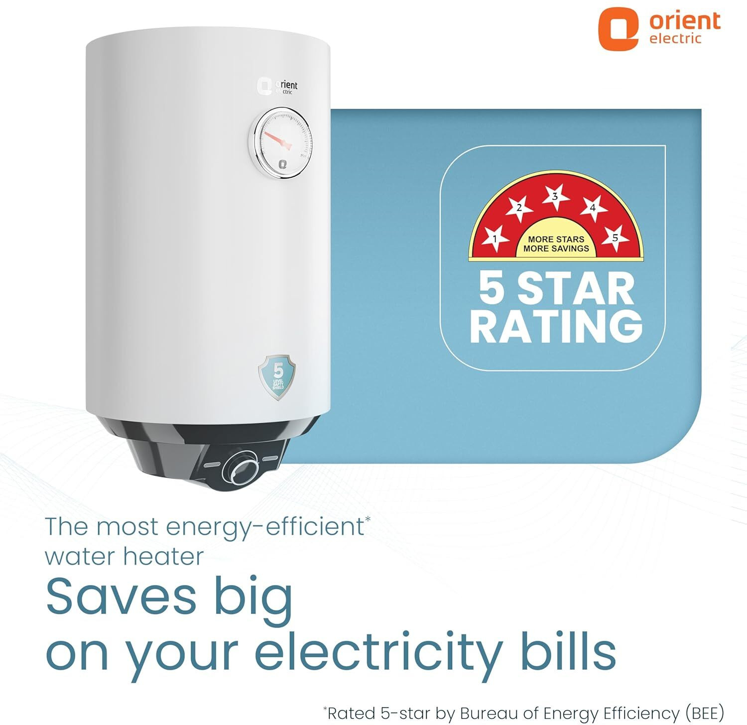 Image of Orient Electric Enamour Classic Neo 10 L Storage Water Geyser