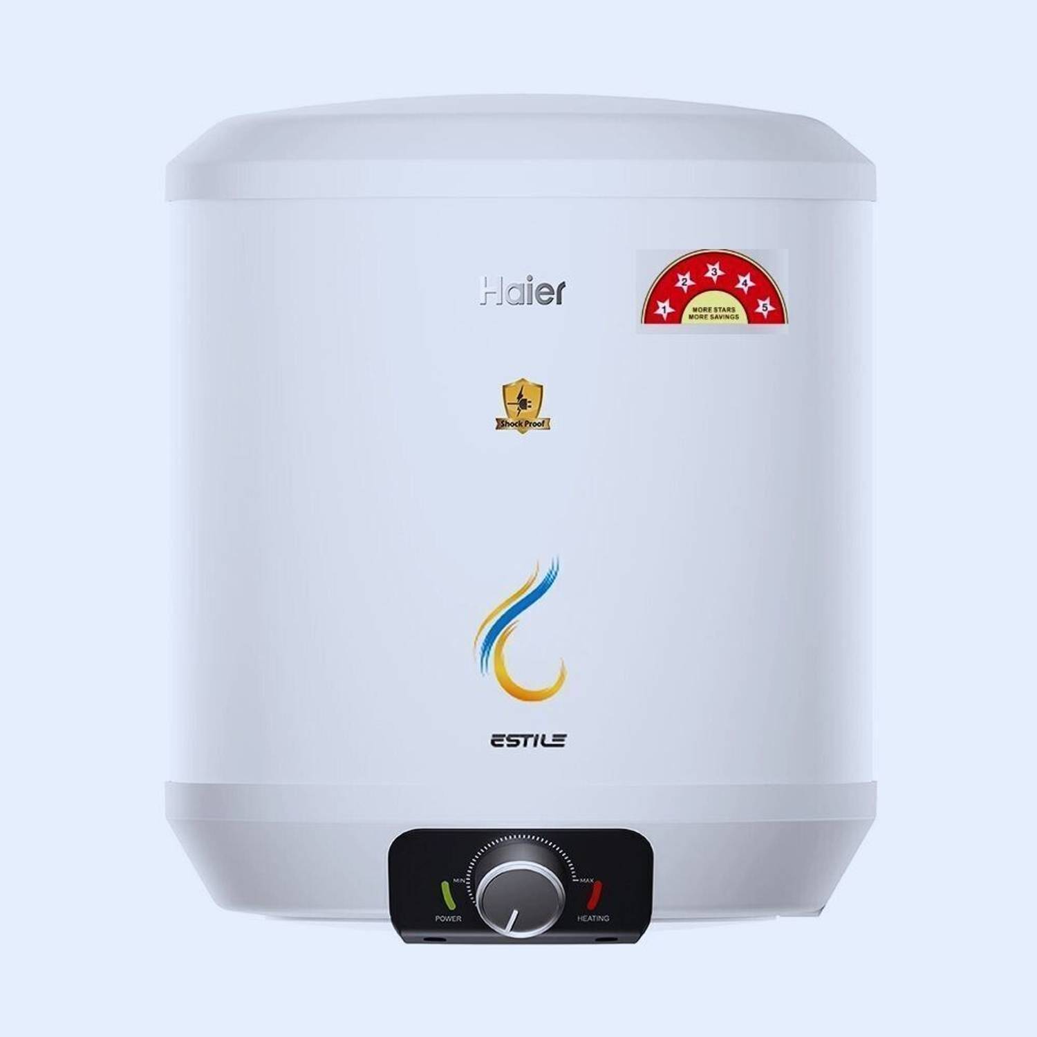 Haier 15 L Storage Water Geyser (ES15V-ESTILE, White) (White)