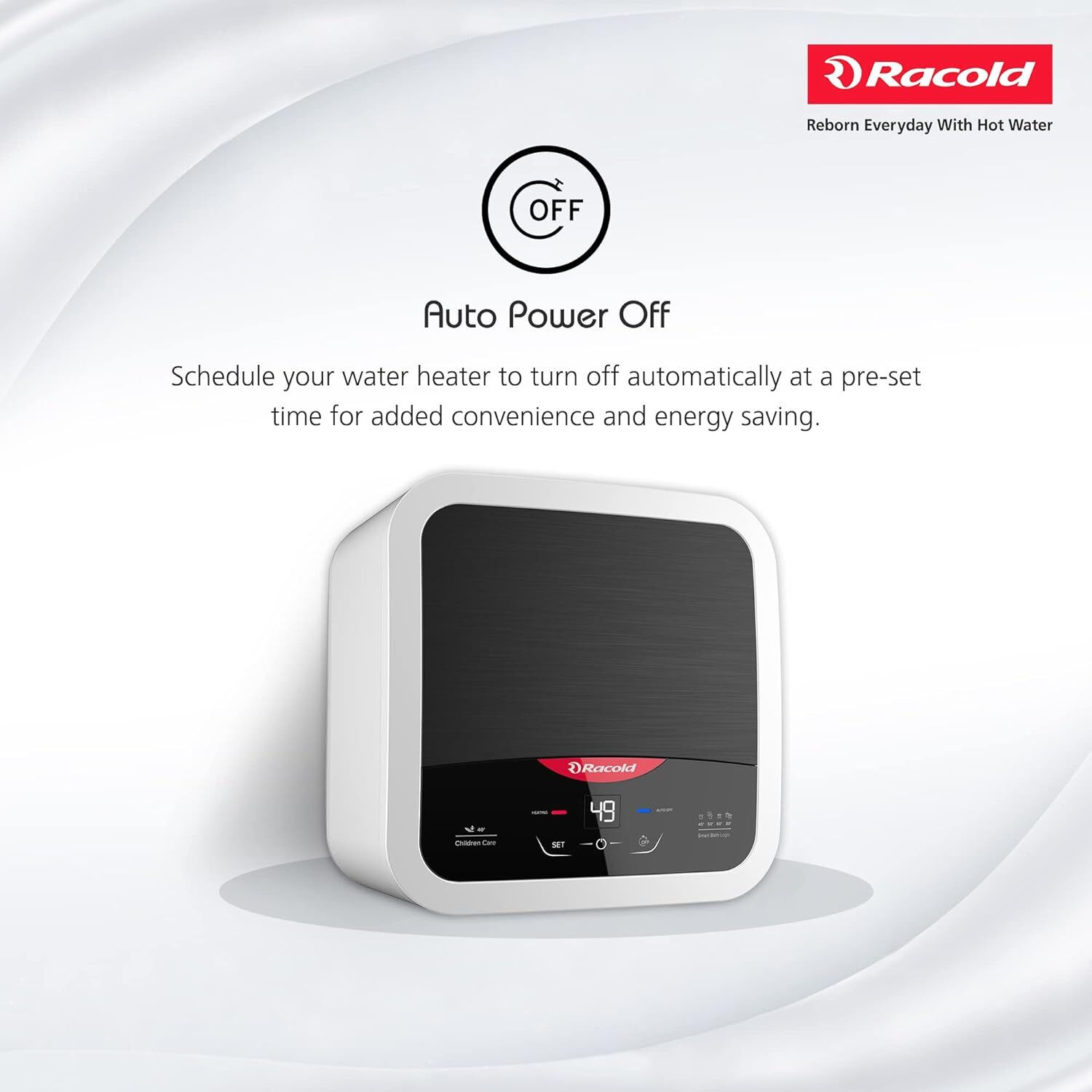 Image of Racold Omnis DG 15 L Vertical 5 Star Storage Water Heater (Geyser) Black 15 L Storage Water Geyser