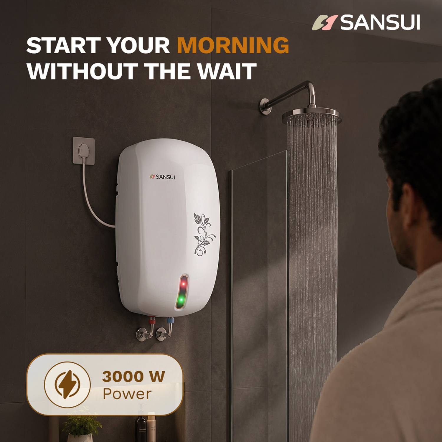 Sansui AquaZen 5.9L Instant Water Geyser - Image 3