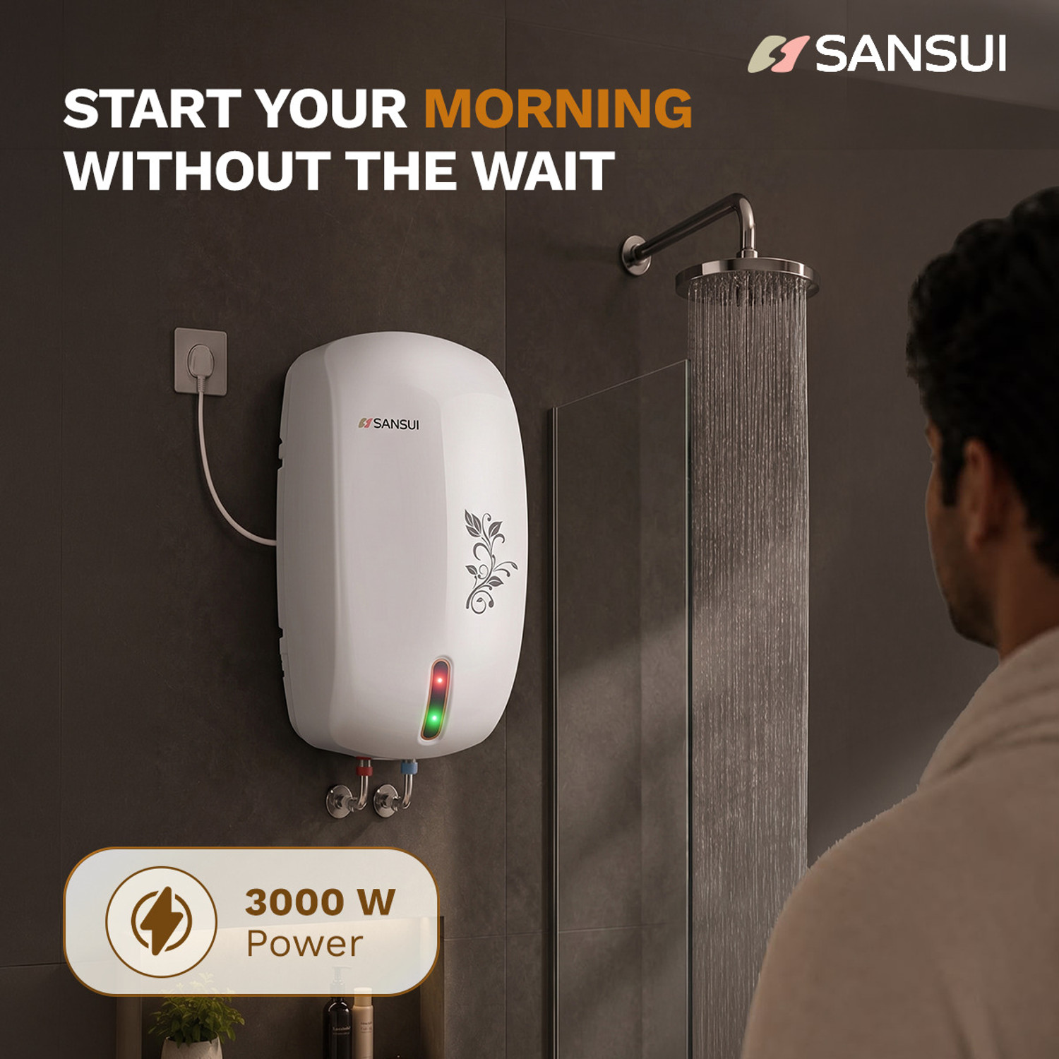 Image of Sansui AquaZen 5.9 5.9 L Instant Water Geyser