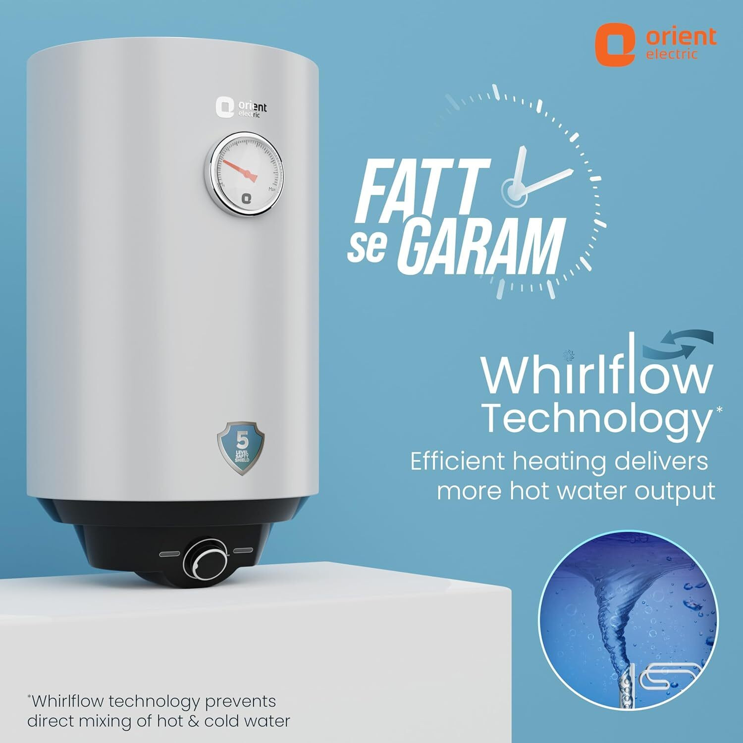 Image of Orient Electric Enamour Classic Neo 10 L Storage Water Geyser
