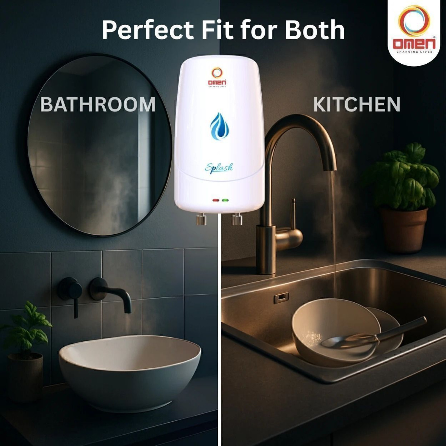 Image of OMEN Splash 3 L Instant Water Geyser