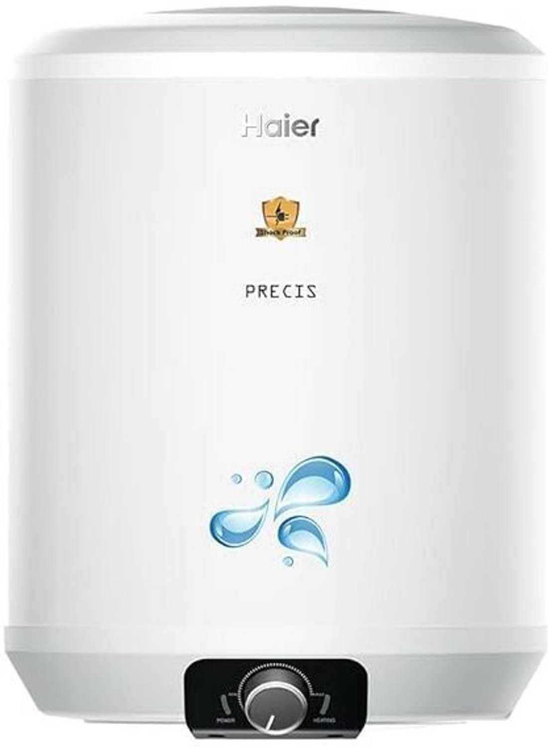 Haier 15 L Storage Water Geyser (ES15V-PRECIS, White) (White)