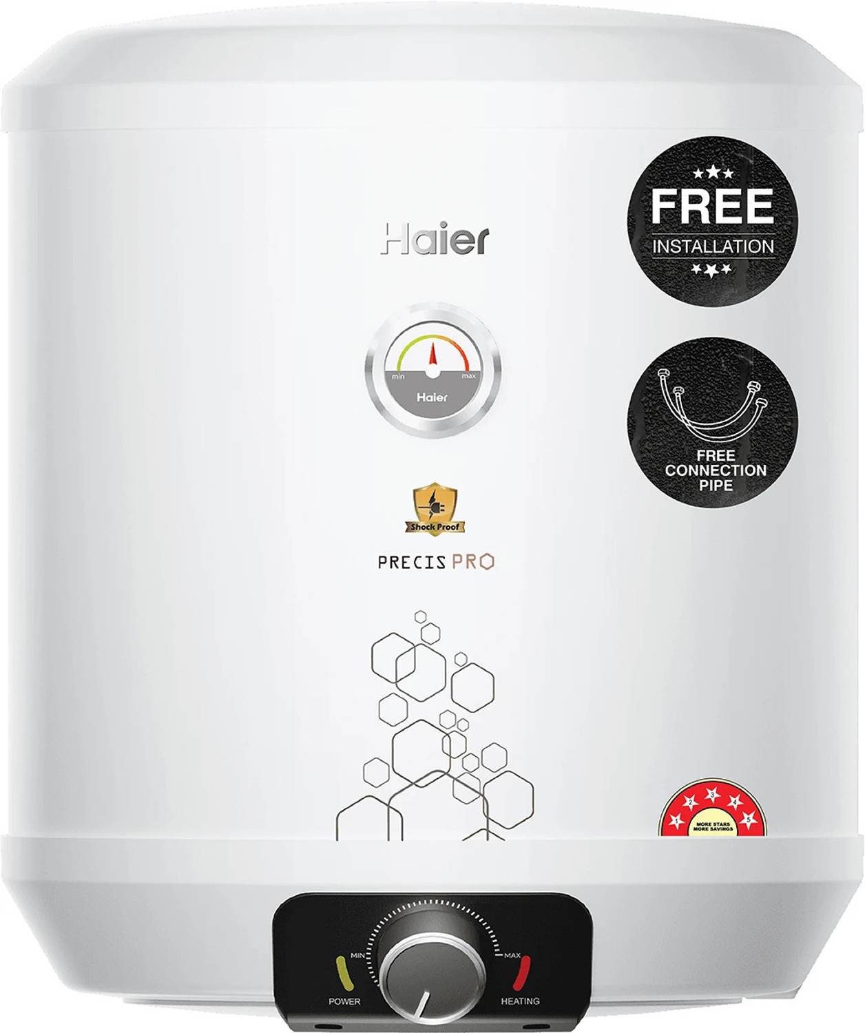 Haier 10 L Storage Water Geyser with Free Pipes and Free Instal