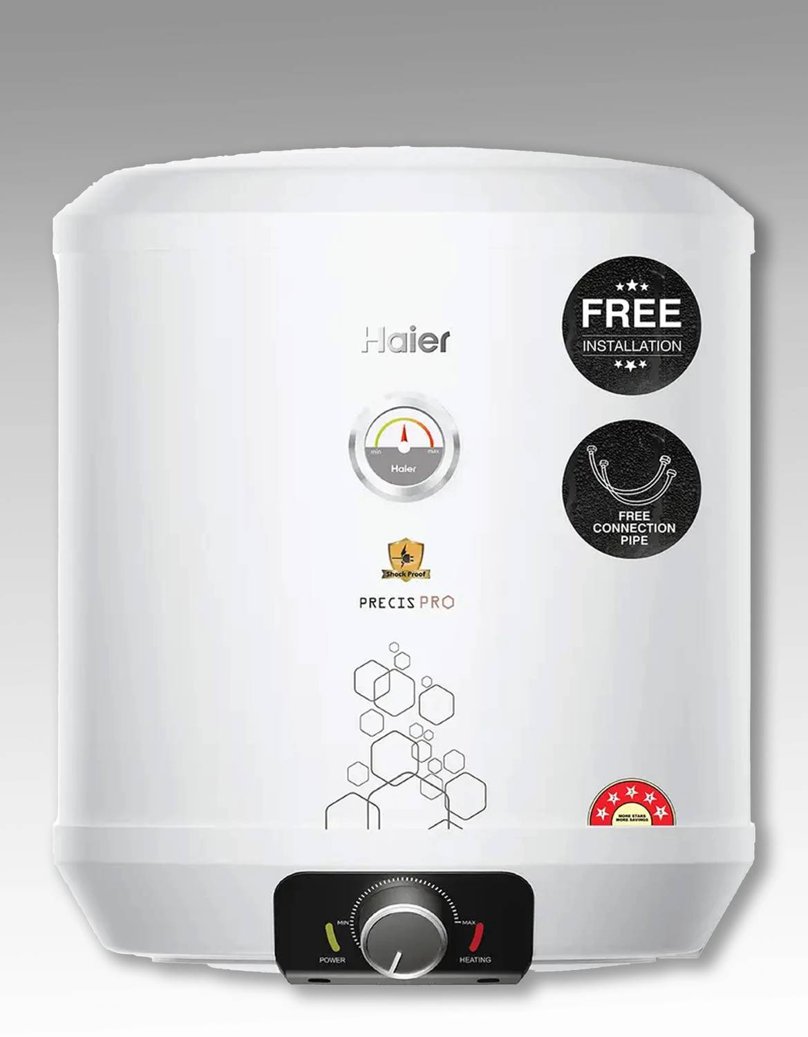 Haier 15 L Storage Water Geyser with Free Pipes and Free Instal