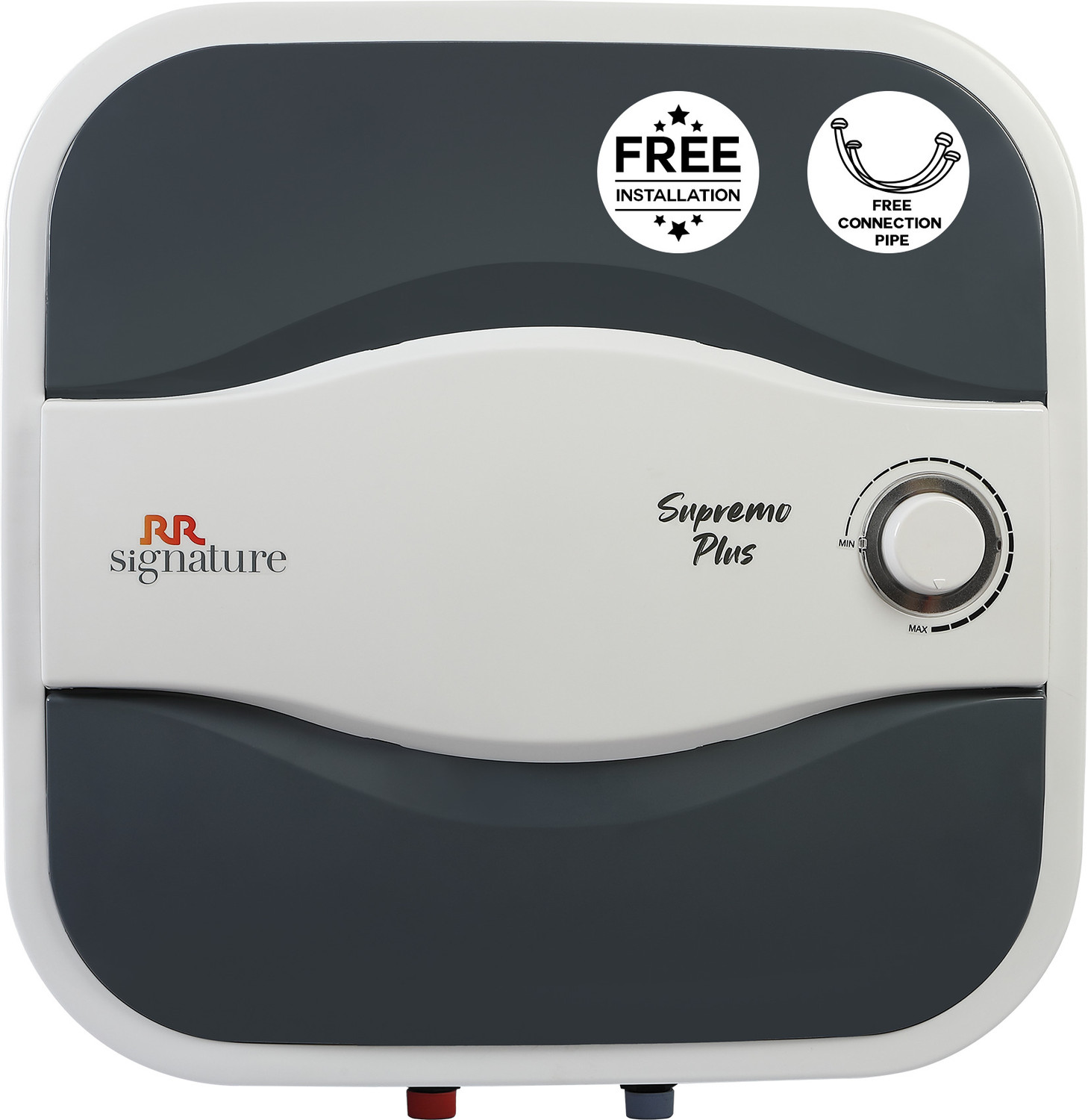 Image of RR 10 L Storage Water Geyser 5 Star BEE Energy Rating | Glassline Tanked (Signature Supremo Plus, White) (White)