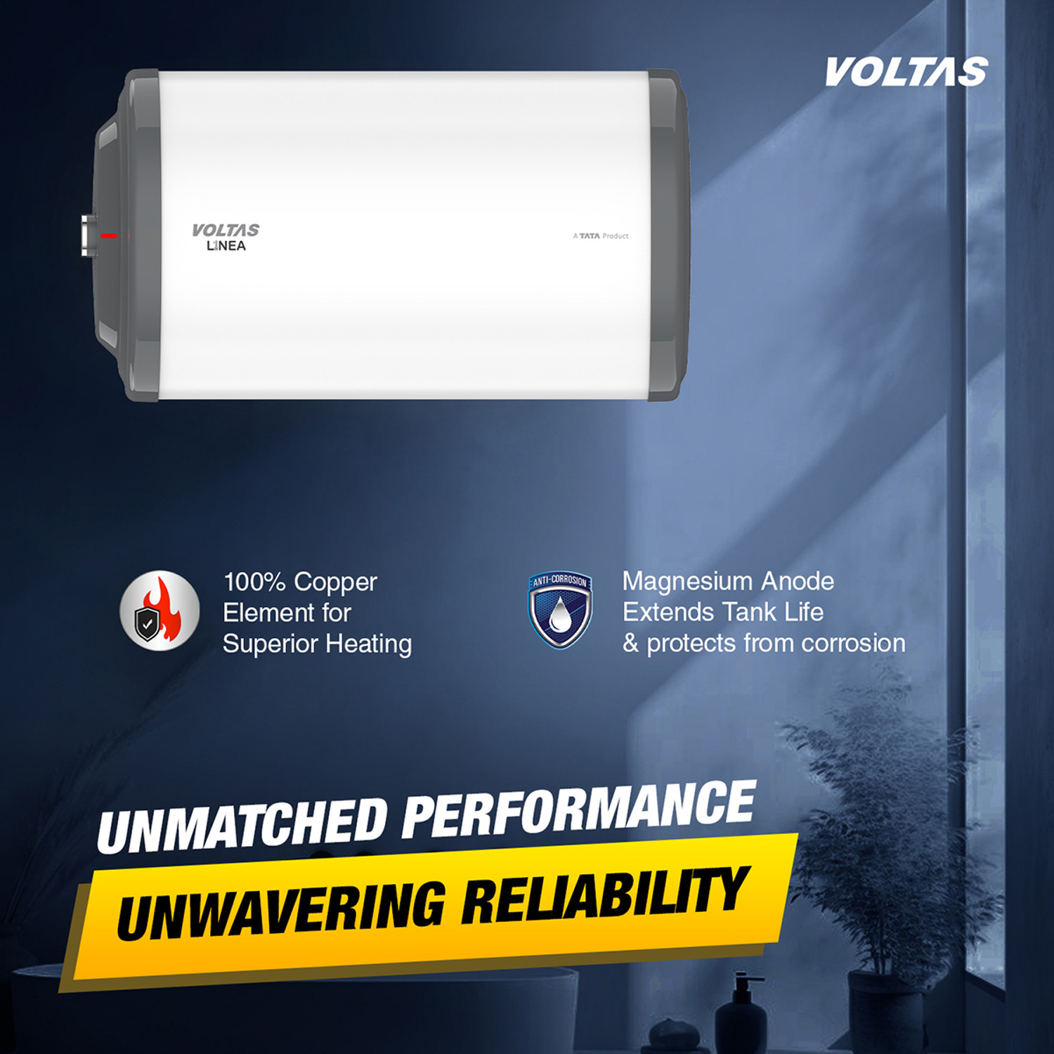 Image of Voltas 4610030 25 L Storage Water Geyser