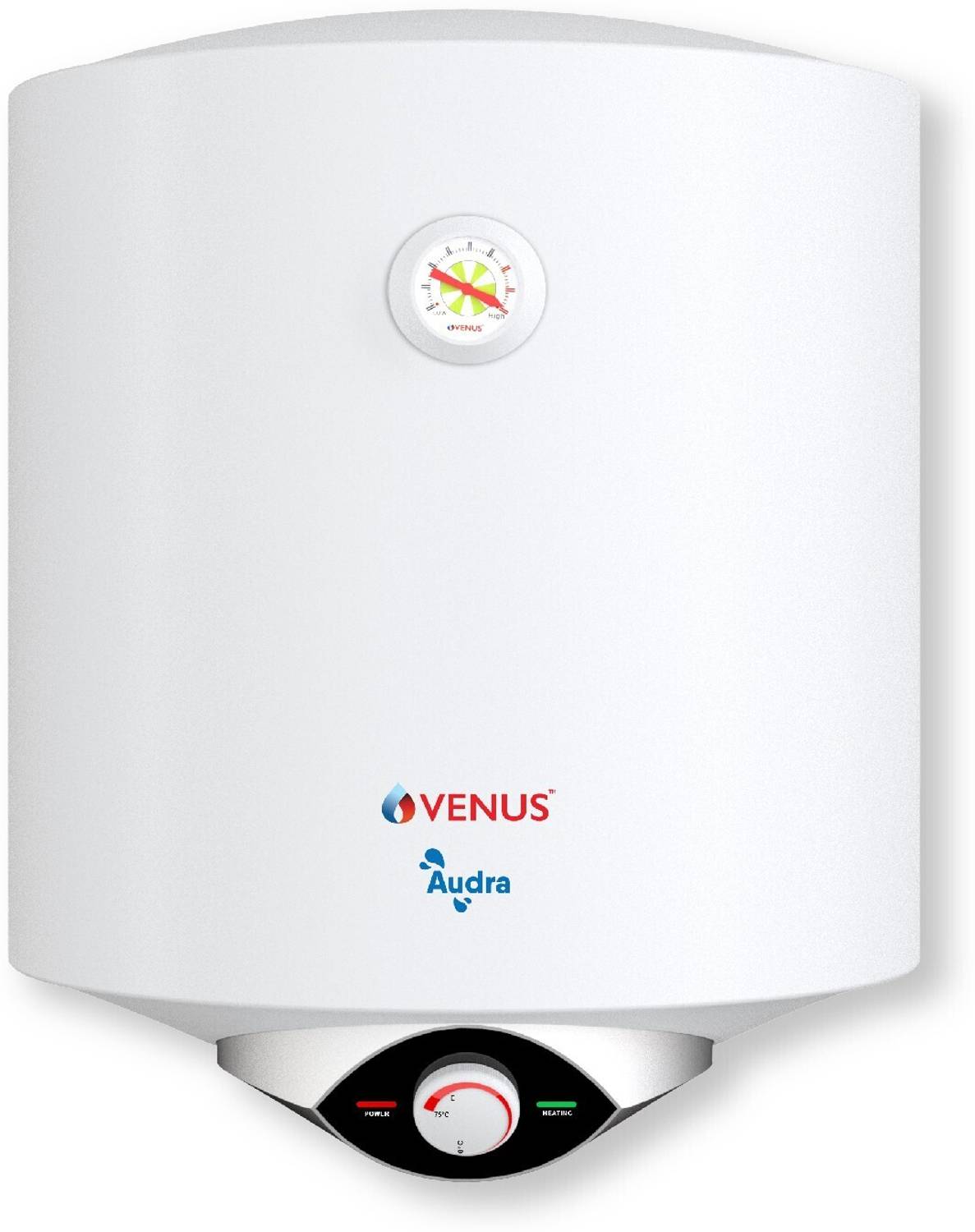 Venus 10 L Storage Water Geyser (10AV White, White) (White)