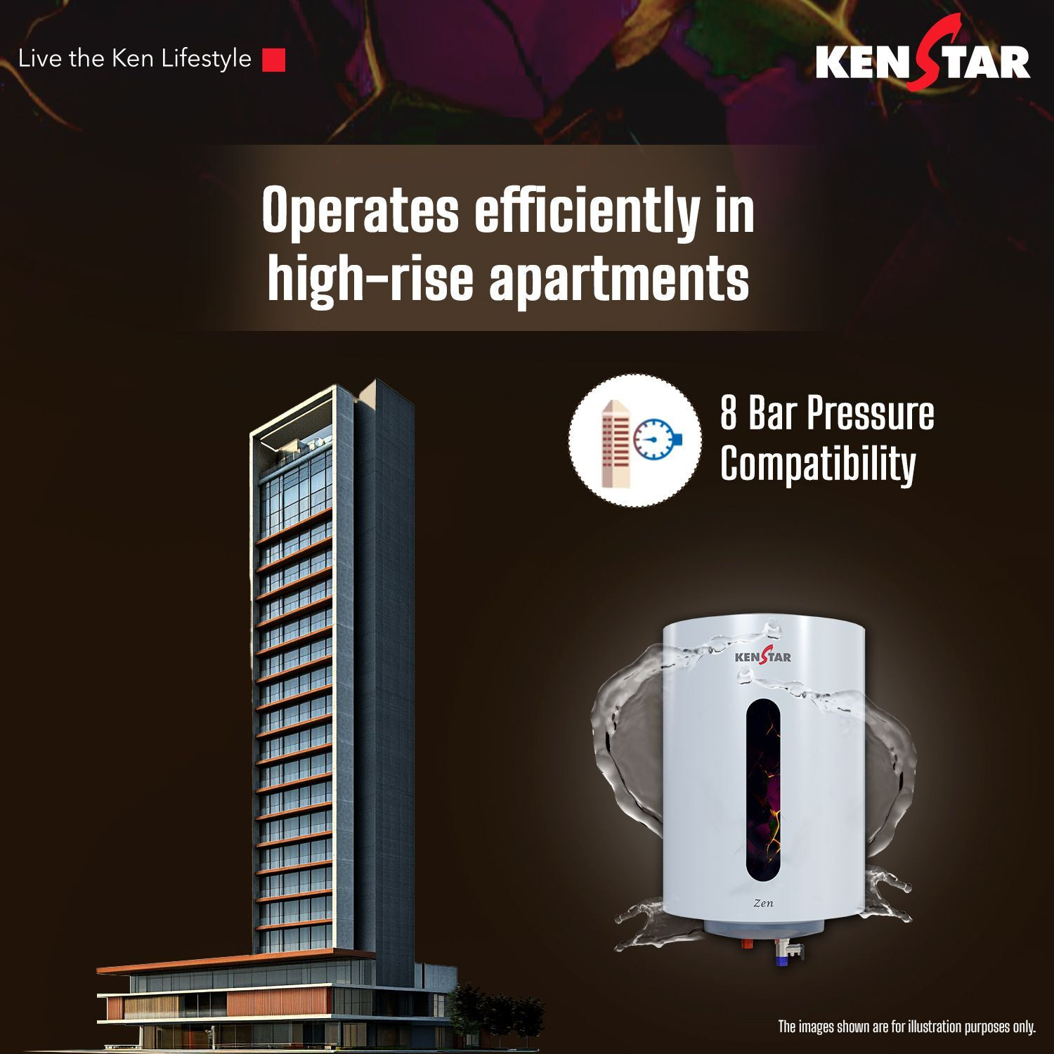 Image of Kenstar ZEN 25 L 25 L Storage Water Geyser