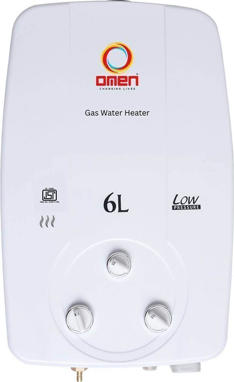 OMEN 6 L Gas Water Geyser (Inse 6 L Storage Geyser Wall-Mount I
