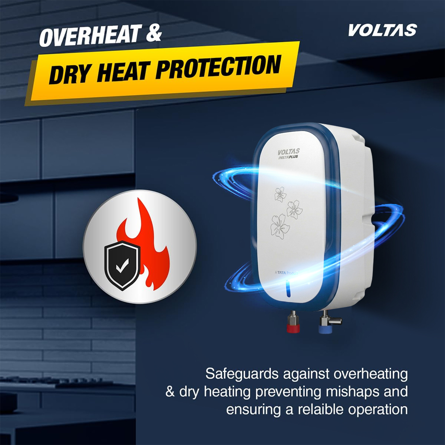 Image of Voltas 4610194 5 L Instant Water Geyser