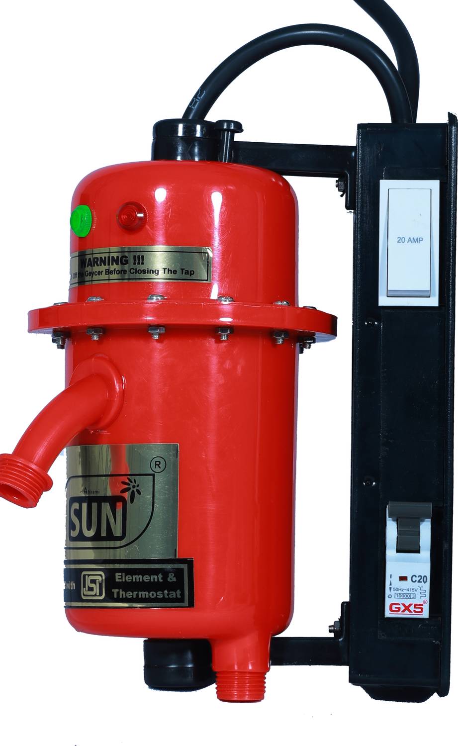 Abirami 1 L Instant Water Geyser (MCB & Switch Model Electric Ins