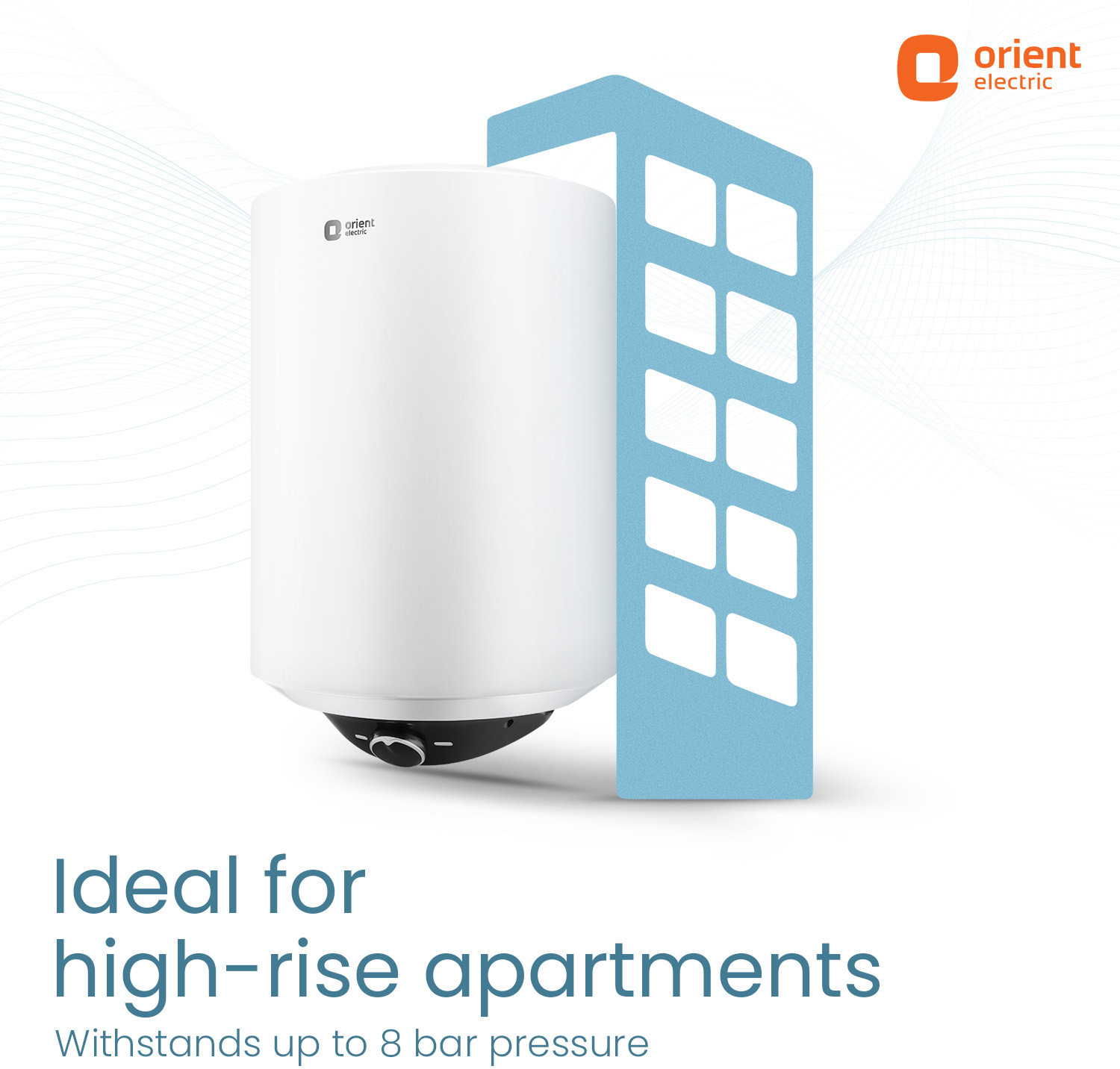 Image of Orient Electric Cronos Pro | 5 Star BEE Energy Rating |High-rise Compatible 25 L Storage Water Geyser