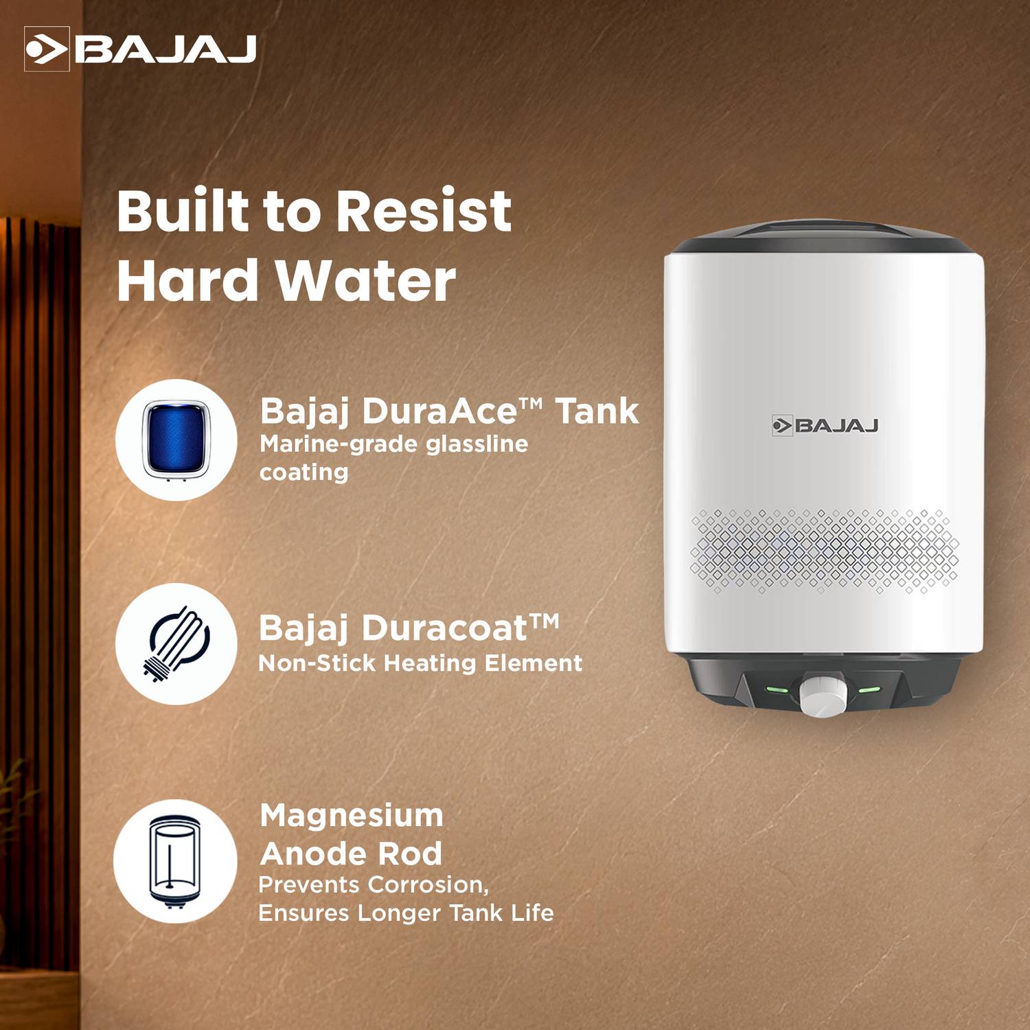 Bajaj Shield Series Popular Plus 10L Water Geyser - Image 3