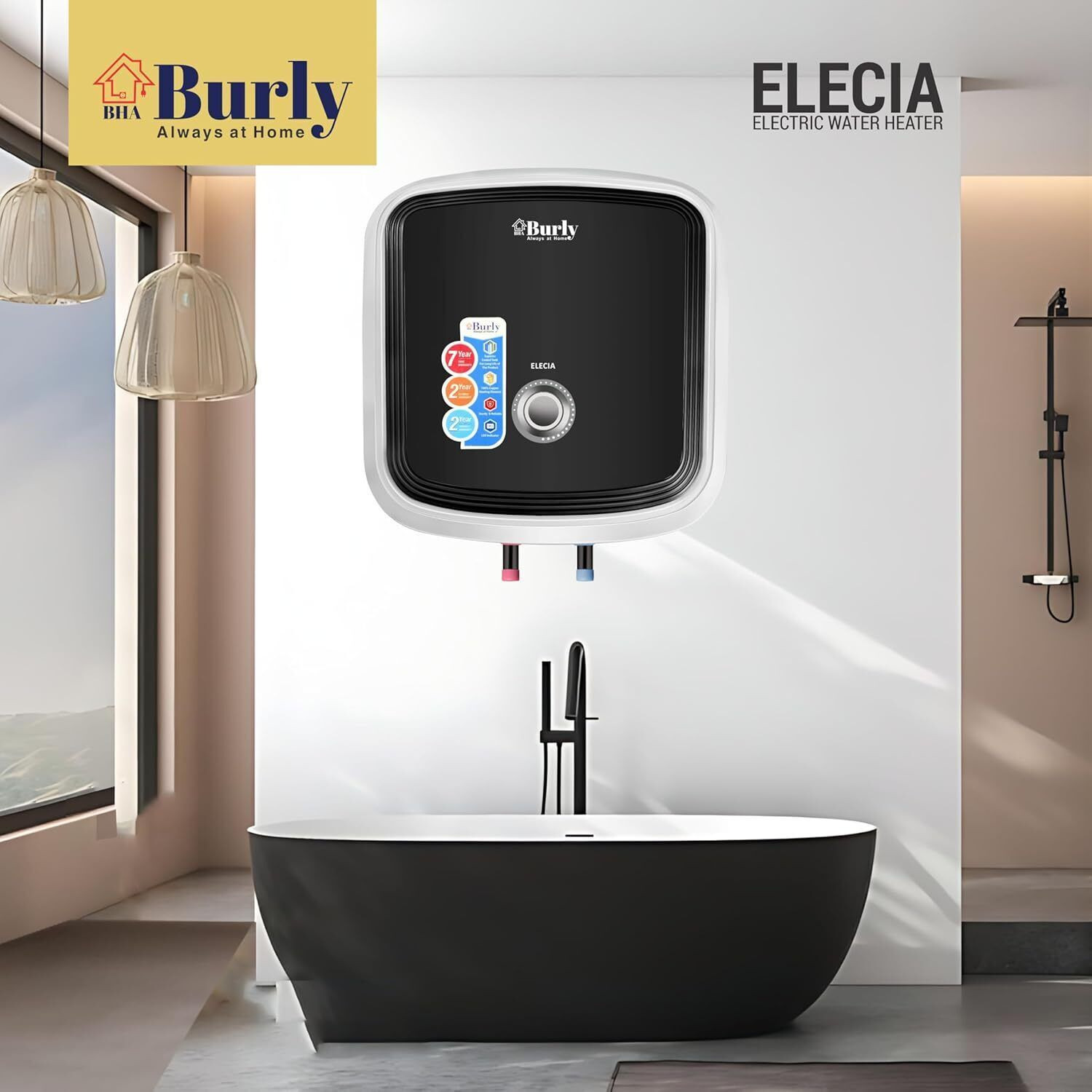 Image of BHABURLY ELECIA 15L 15 L Storage Water Geyser