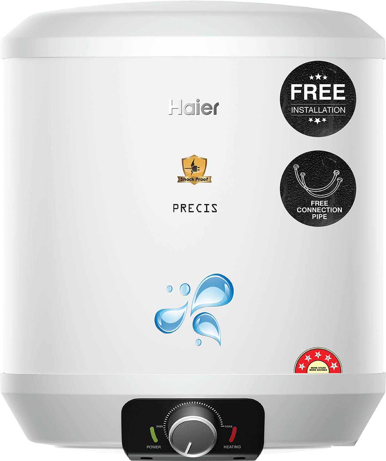 Haier 25 L Storage Water Geyser with Free Pipes and Free Instal