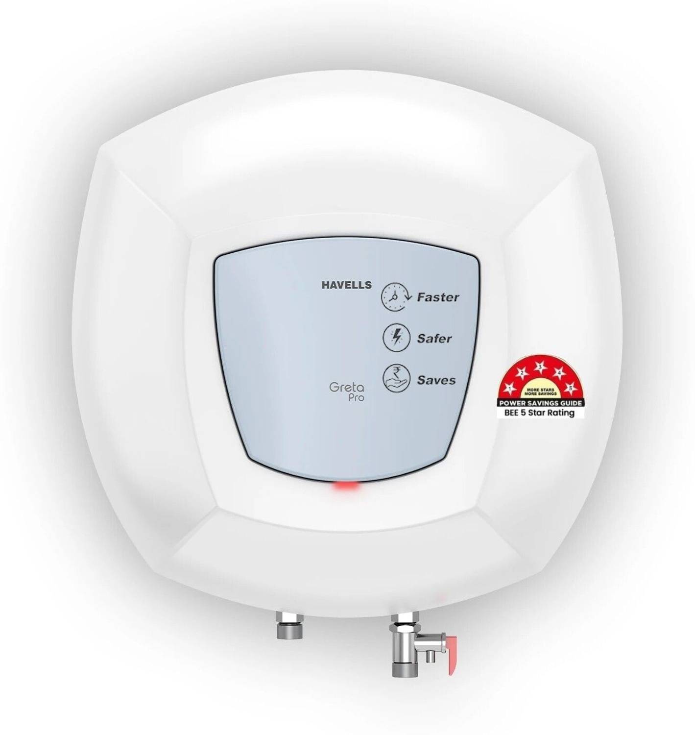 HAVELLS 15 L Storage Water Geyser (Greta Pro 15, White, Blue) (Wh