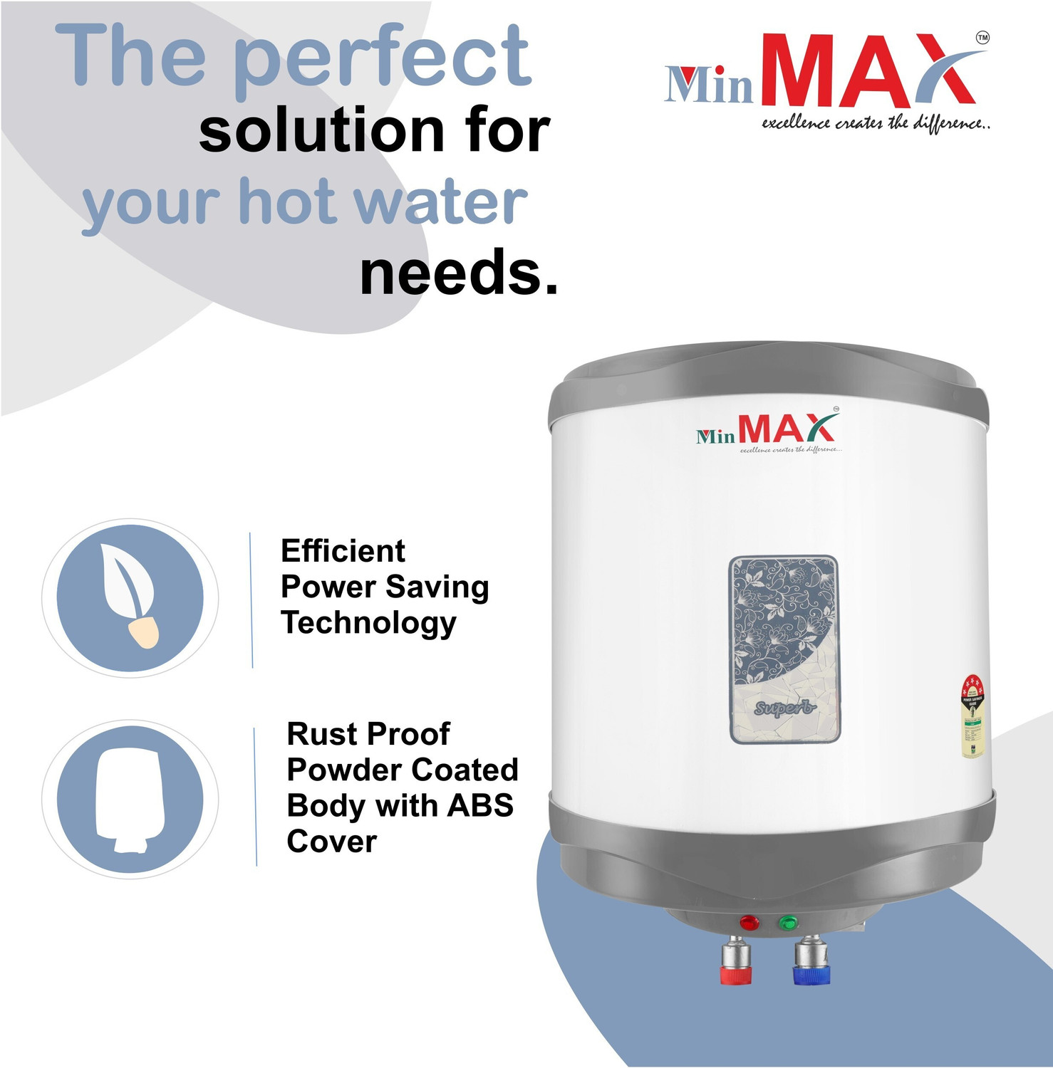 Image of MinMAX FLIP 5 Star 10 L Storage Water Geyser