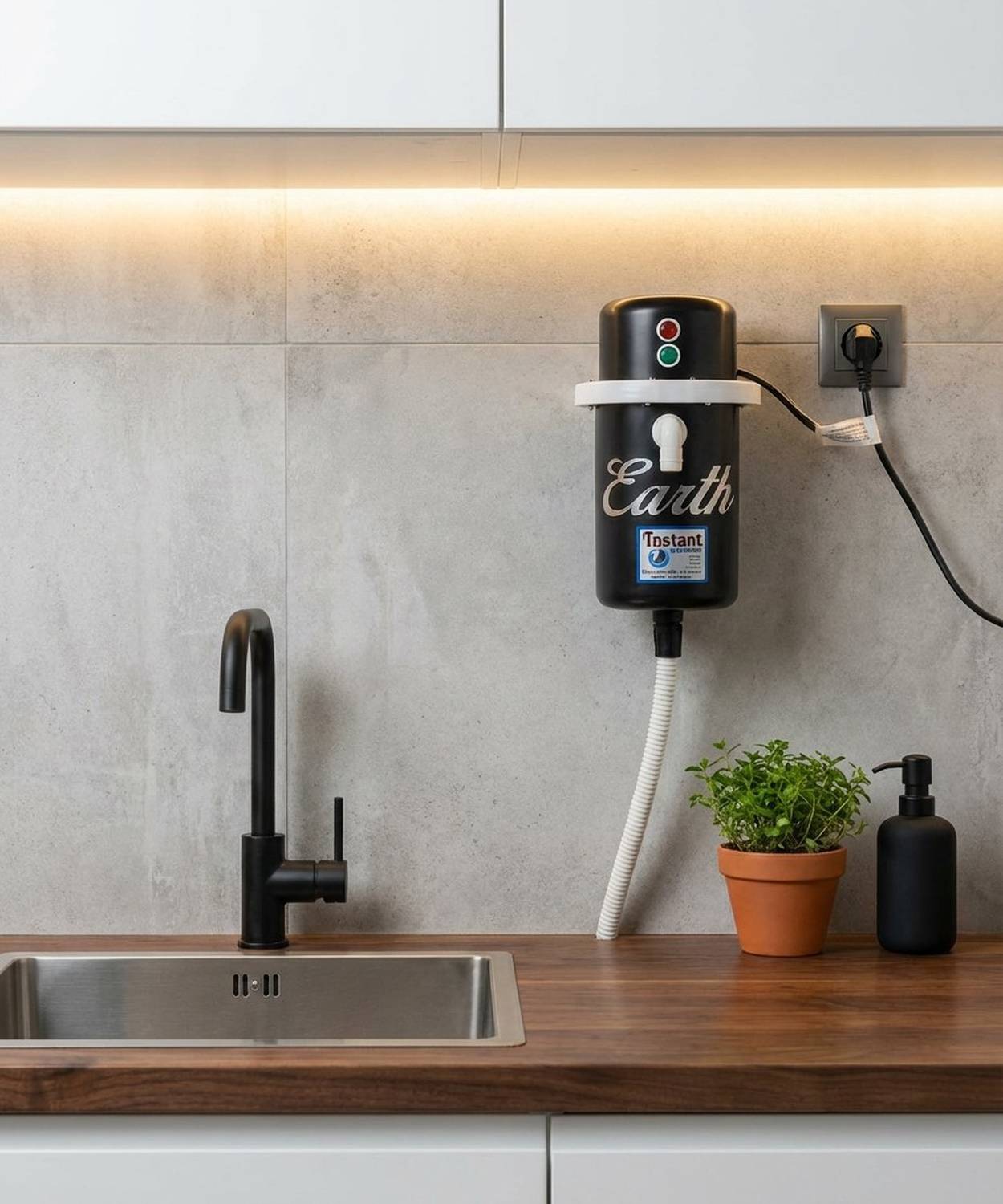 Earth Ro System 1 L Instant Water Geyser (1 Litre Storage Portabl