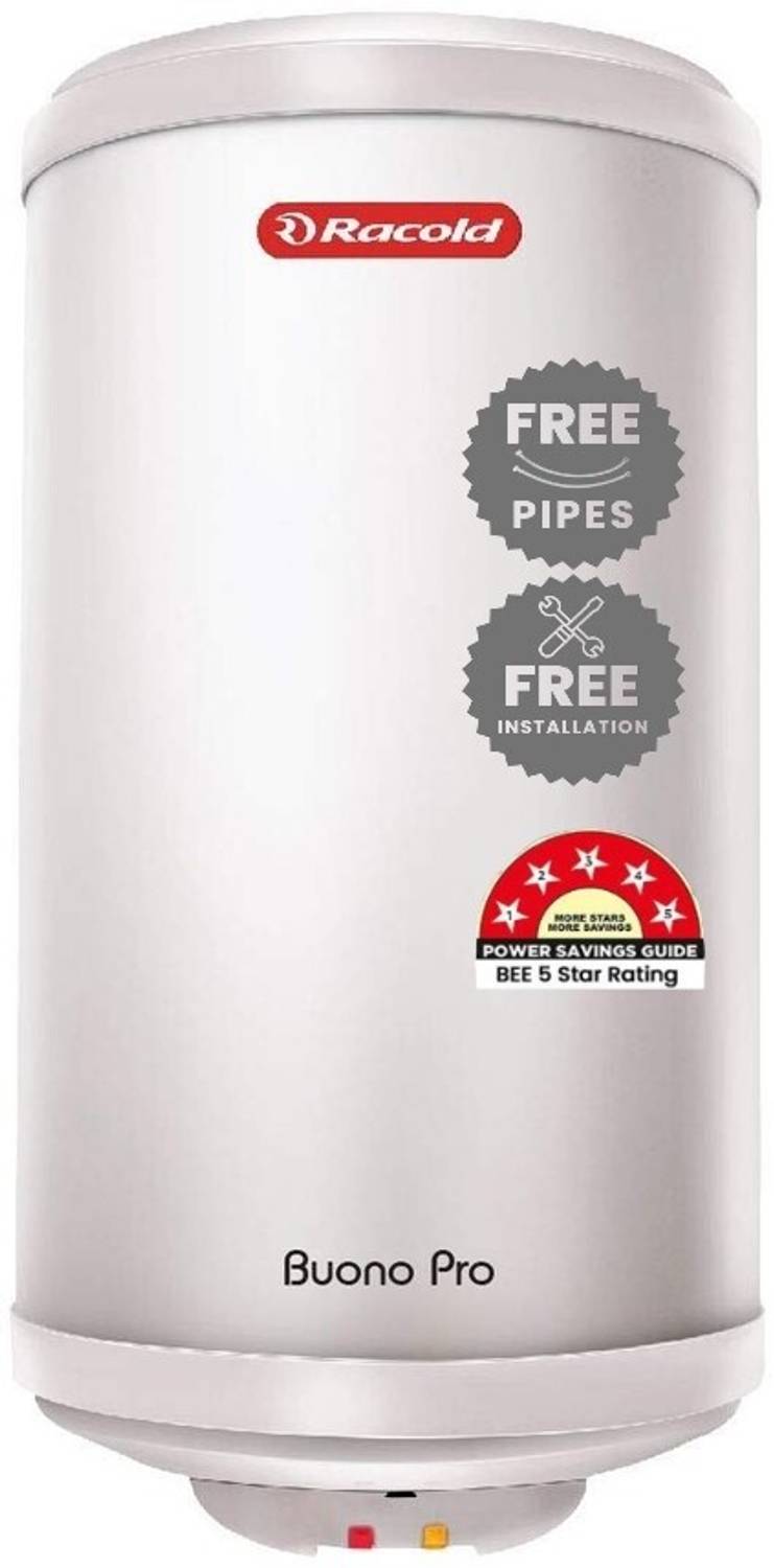 Racold 10 L Storage Water Geyser 5 Star BEE Energy Rating wit