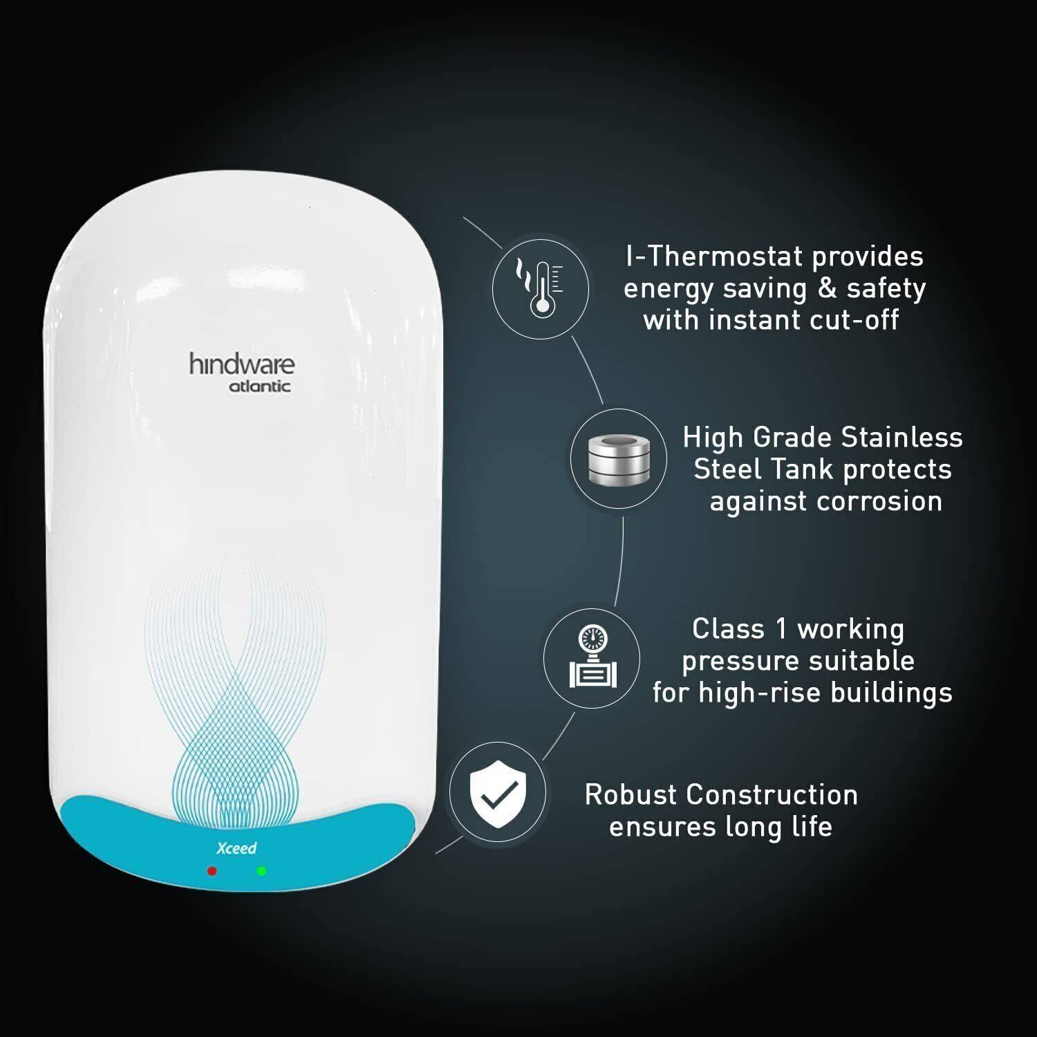 Hindware Xceed 5L Instant Water Geyser - Image 3
