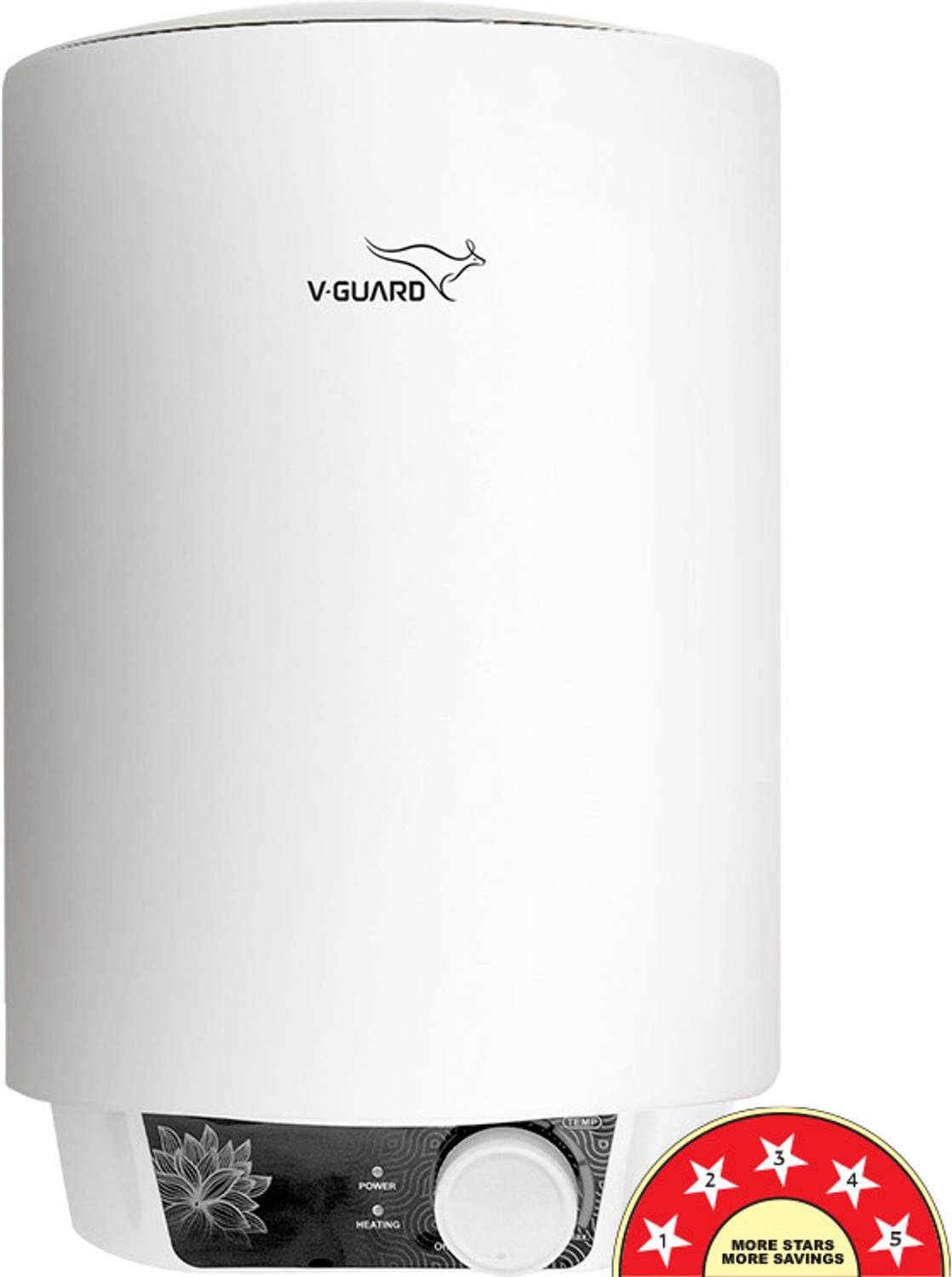 V-Guard 15 L Storage Water Geyser Viterous Enamel Coating BEE 5