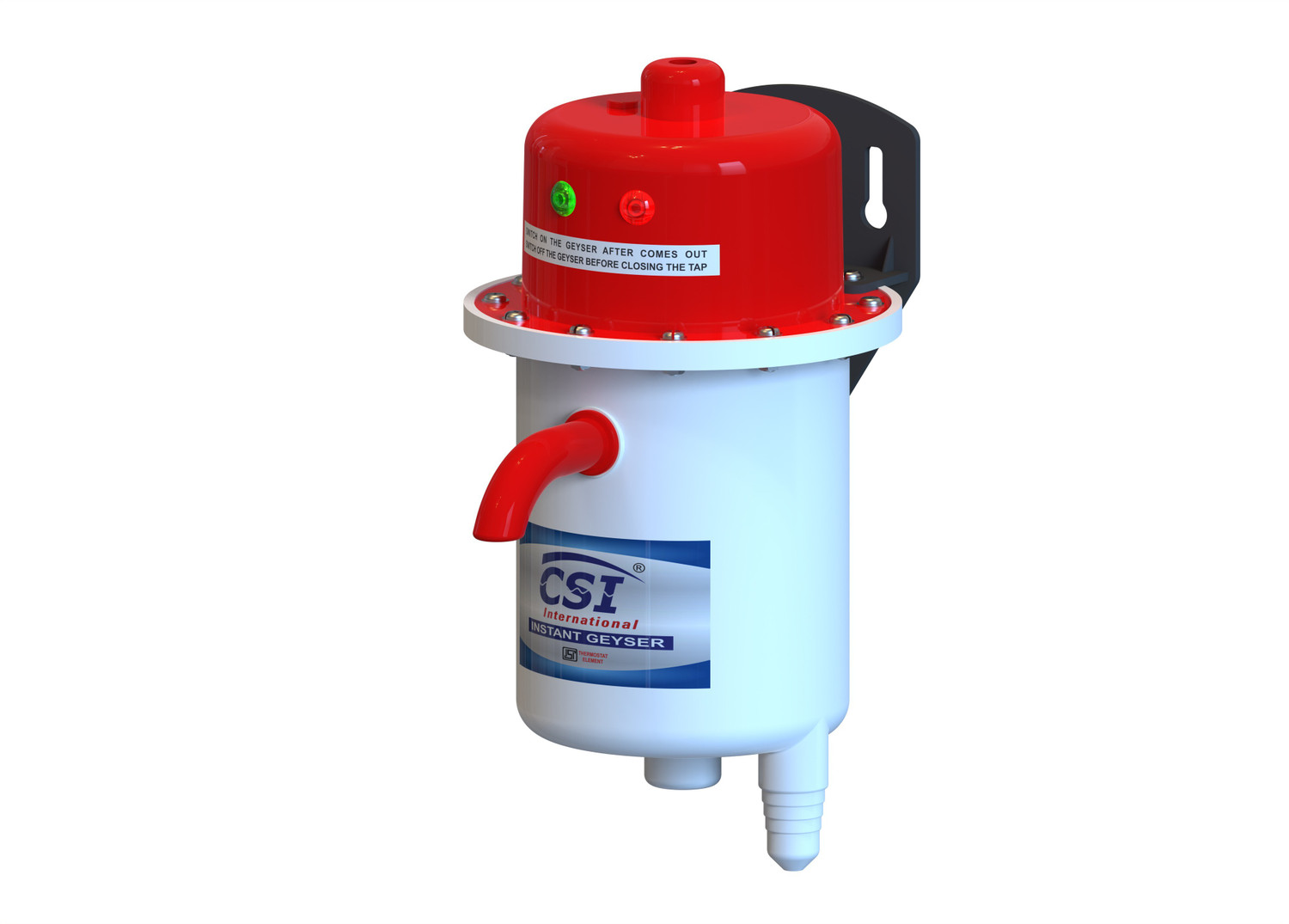 Image of CSI INTERNATIONAL TANKLESS SMART INSTANT WATER HEATER GEYSER WITH 1 YEAR WARRANTY 1 L Instant Water Geyser