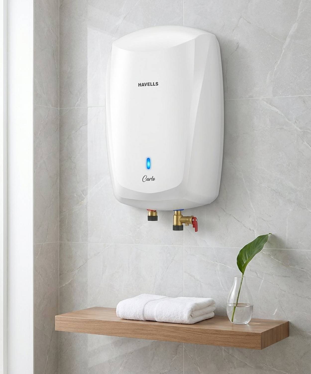 HAVELLS 5 L Storage Water Geyser (CARLO 5L, White) (White)