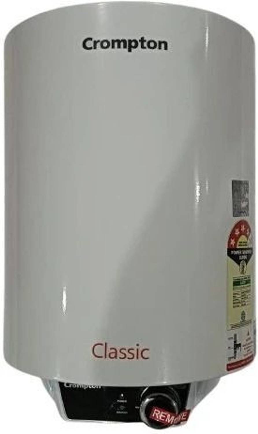 Crompton 25 L Storage Water Geyser (Classic 25 Ltr 4 Star, White)