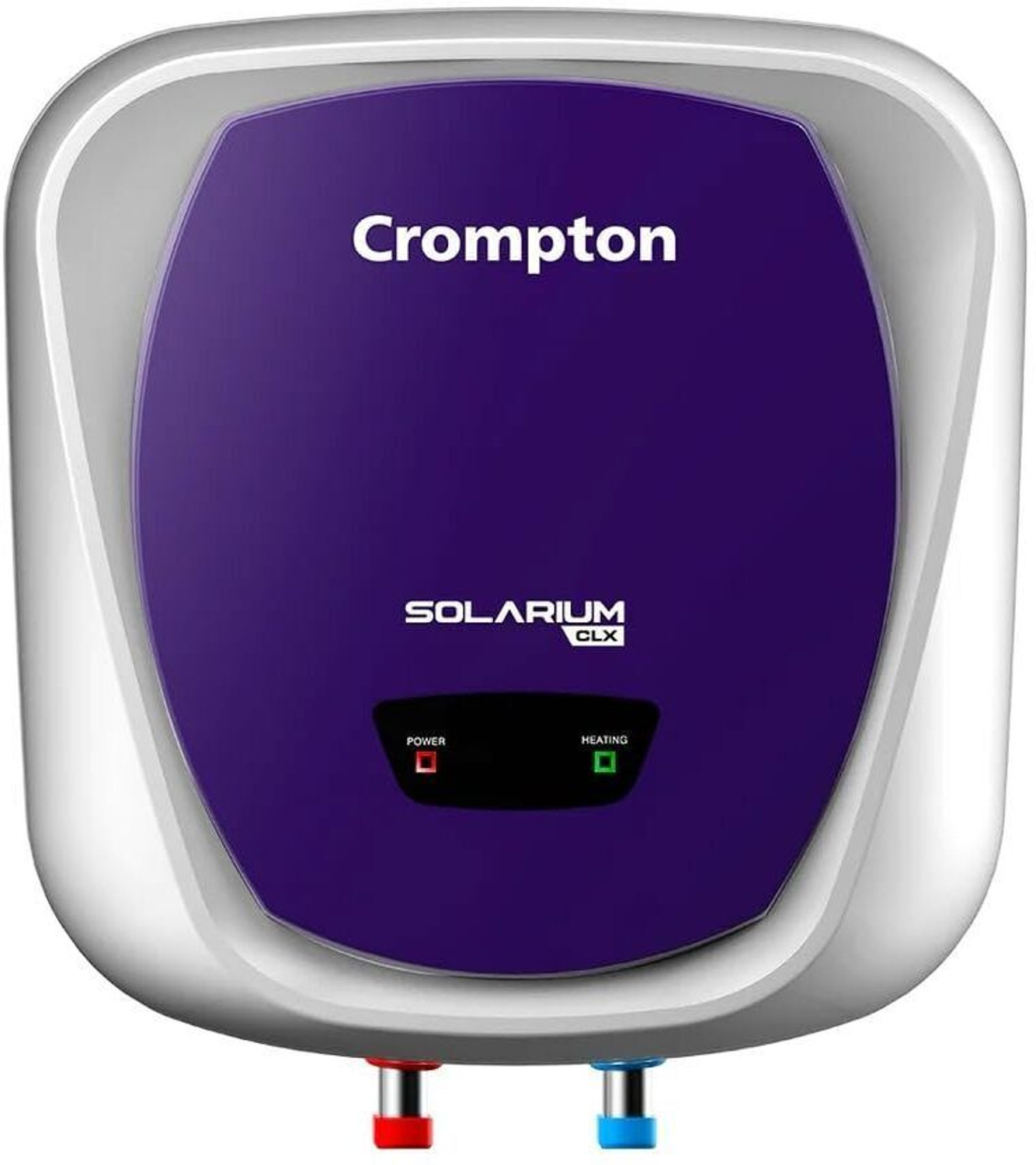 Image of Crompton 15 L Storage Water Geyser (Solarium CLX 5 Star Rated with Free Installation and Connection Pipes ASWH-4915, Blue and White) (Blue and White)