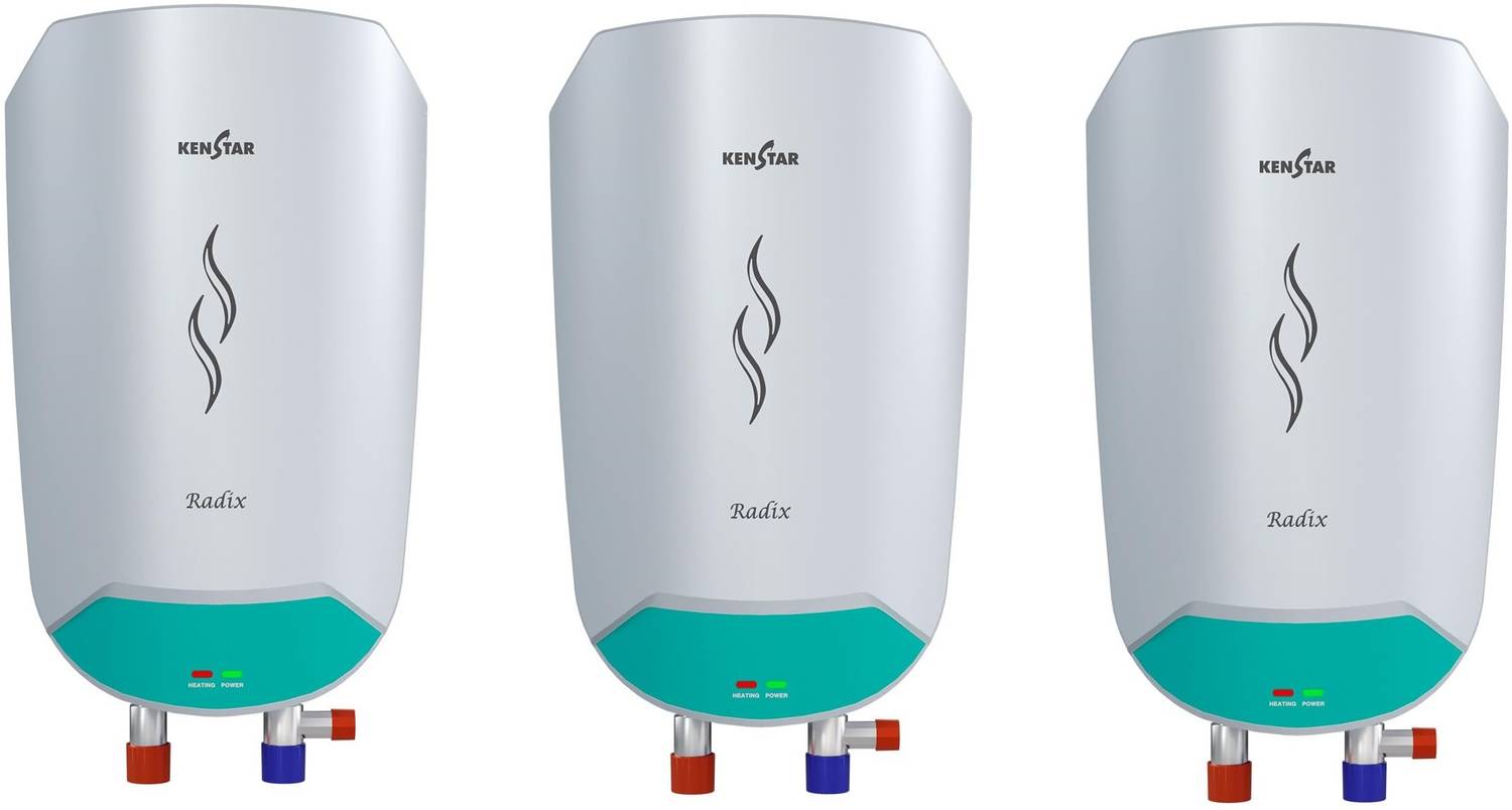 Kenstar 5.9 L Instant Water Geyser (RADIX Pack of 3, White) (Whit