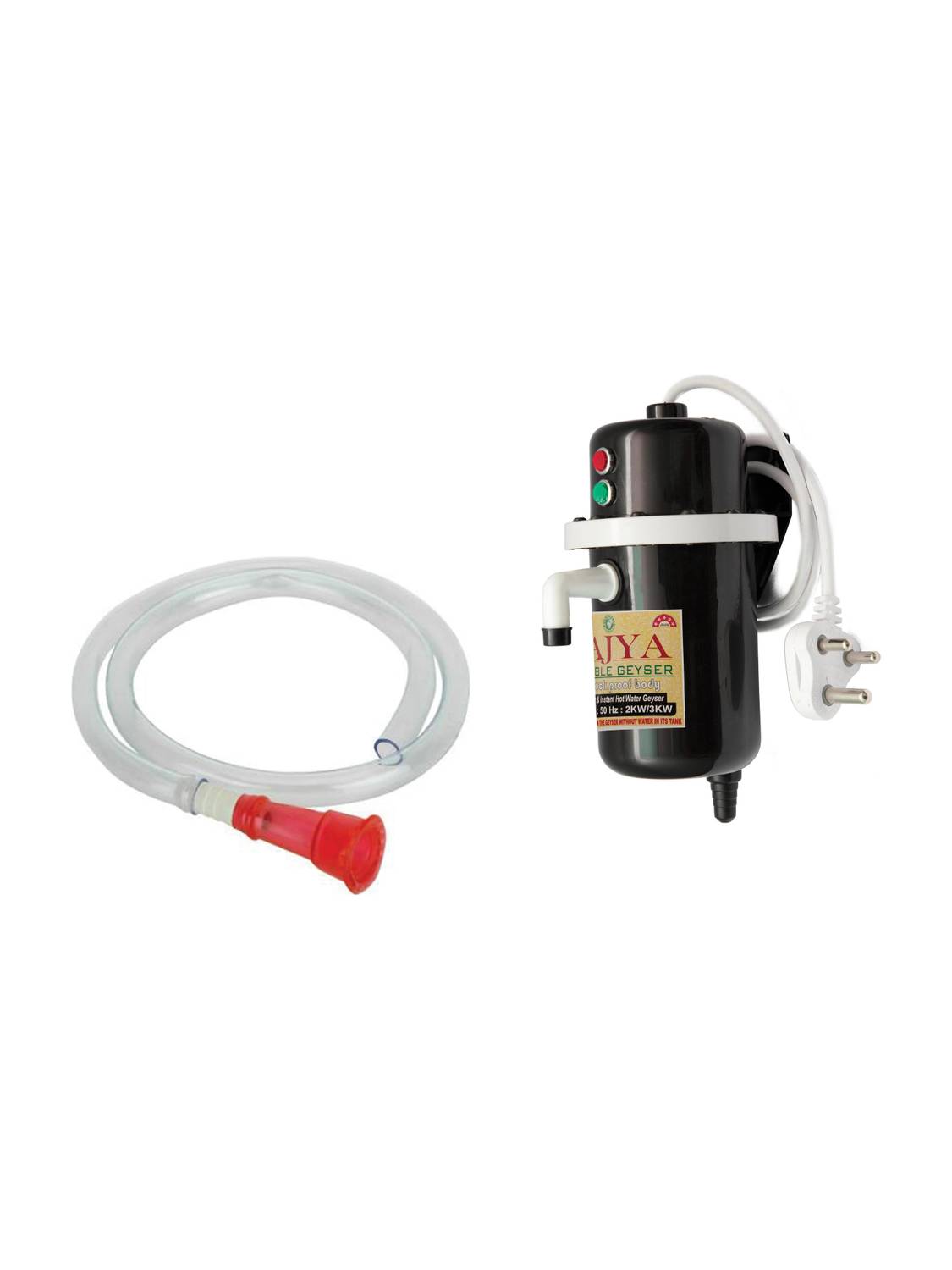 Bajya 1 L Instant Portable Water Geyser||Instant Hot Water Portable Geyser Is Compact||Light Weight ||Shock Proof||Rust Proof||Can Be Used In Bathroom||Kitchen||Beauty Parlor||Hand-wash||Factory||Hospitals||Health Club etc. 1 L Instant Water Geyser