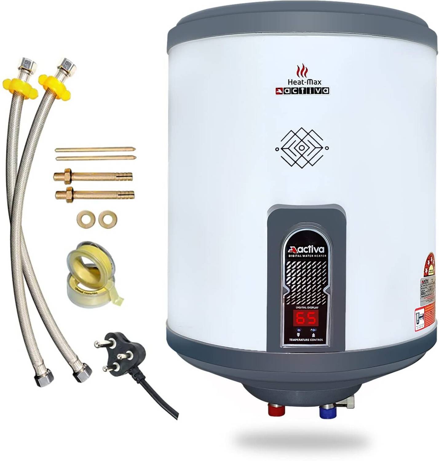 ACTIVA 25 L Storage Water Geyser (Heat Max 25 L, White) (White)